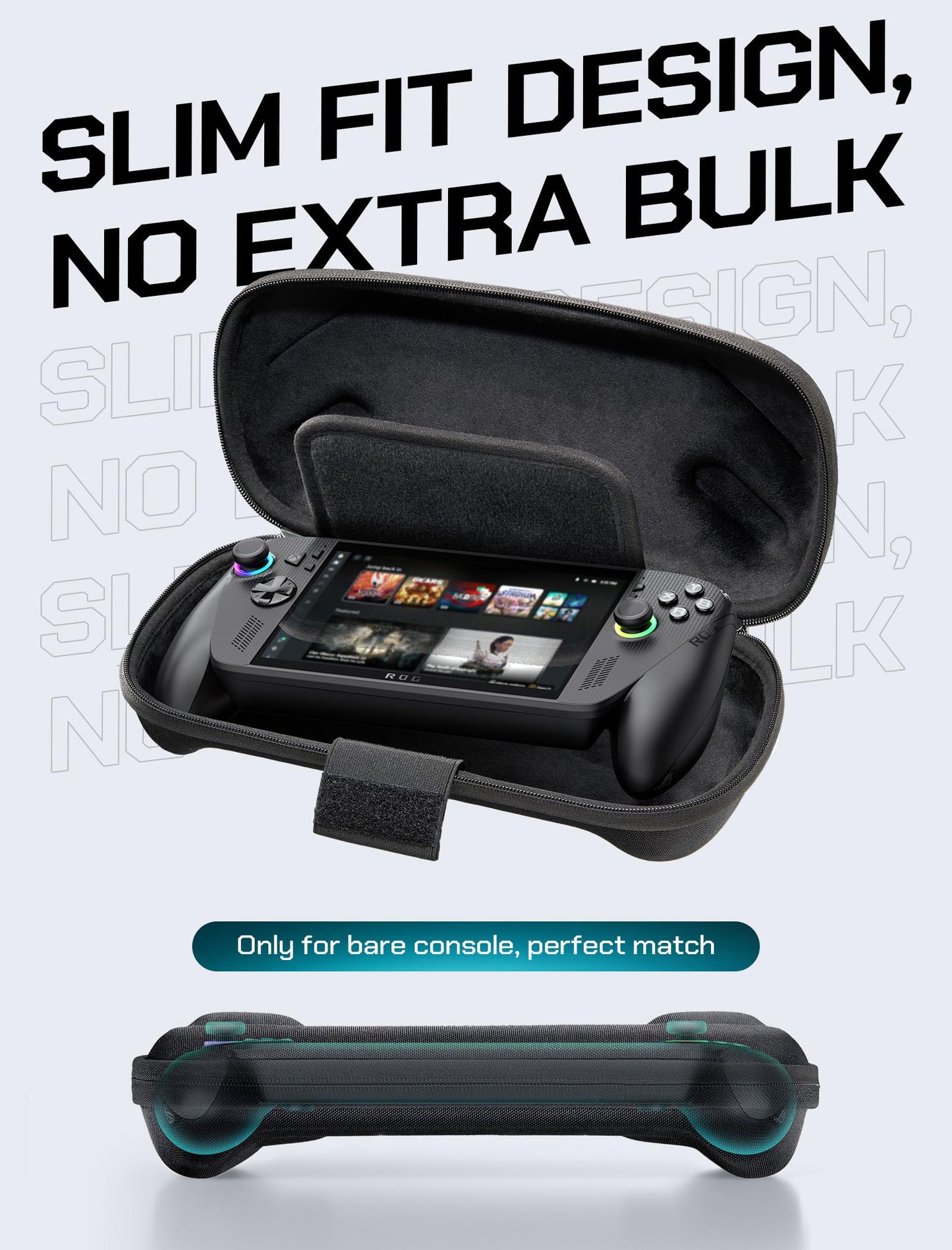JSAUX Carrying Case for ROG Xbox Ally / ROG Xbox Ally X (2025), Compact Protective Hard Shell, Slim Portable Travel Storage Case Accessories -BG0135
