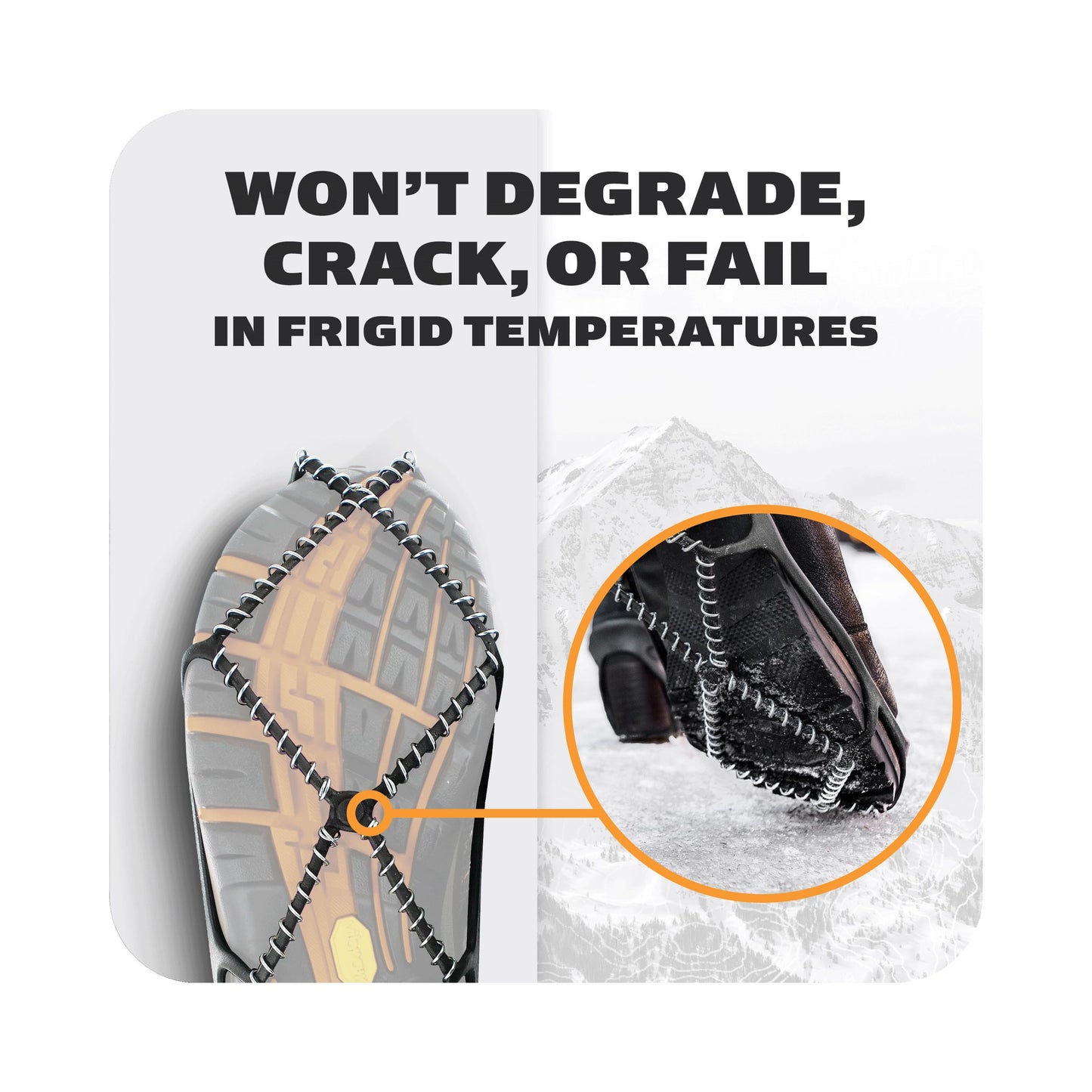 Yaktrax Walk Traction Cleats for Walking on Snow and Ice (1 Pair), Small