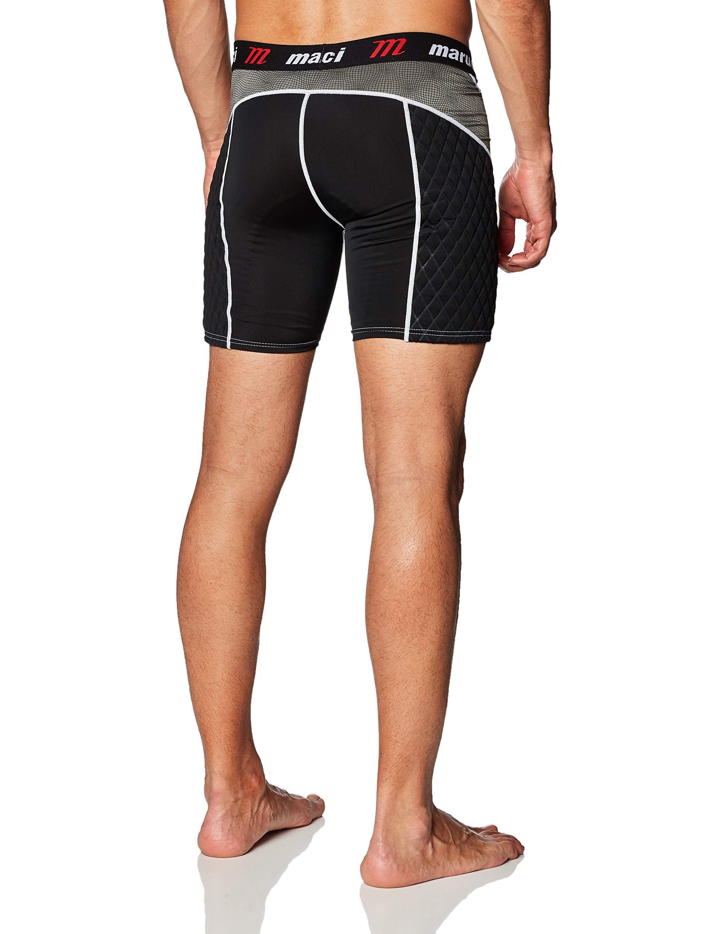 Marucci Adult Elite Padded Slider Shorts, Large, Black