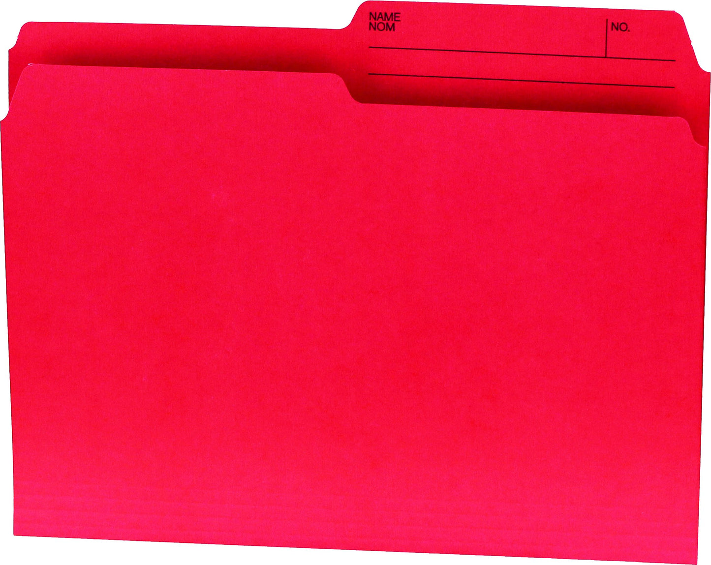 Hilroy Letter Size File Folders, 9” x 11.75”, 100 Folders per Box, Red (55161)