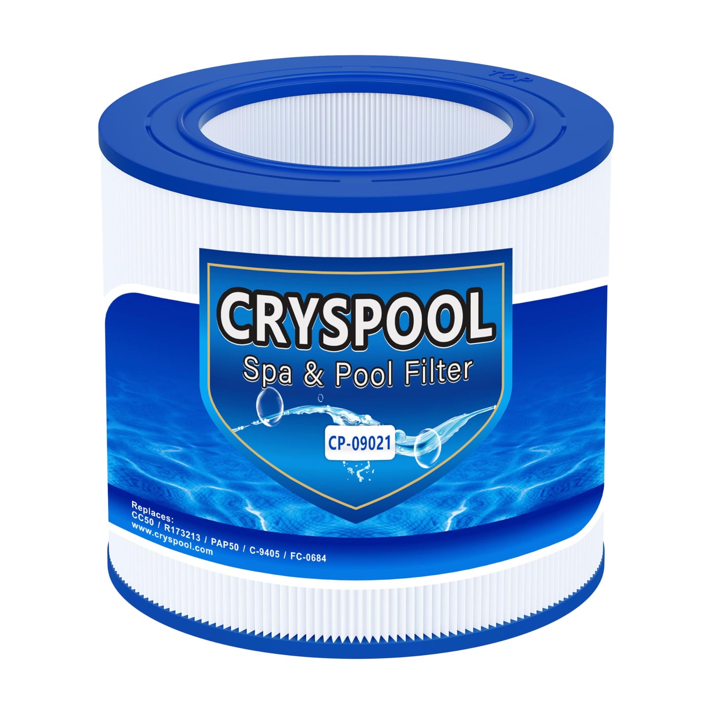 Cryspool Pool Filter Replacement for Clean & Clear 50, Unicel C-9405, Filbur FC-0684, PAP50, R173213, 59054000, 50 sq. ft,1 Pack