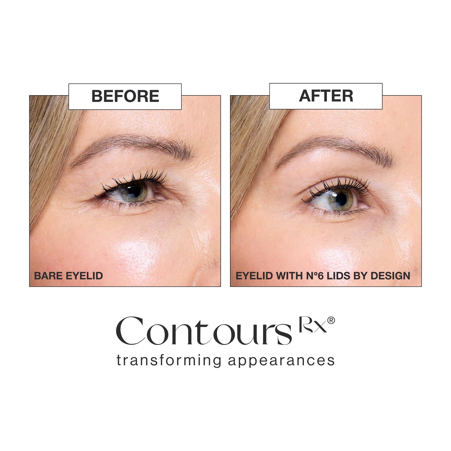 LIDS BY DESIGN Eyelid Correcting Strips Heavy Hooded, Droopy Lids for Slight Lift (4mm (80 Count))