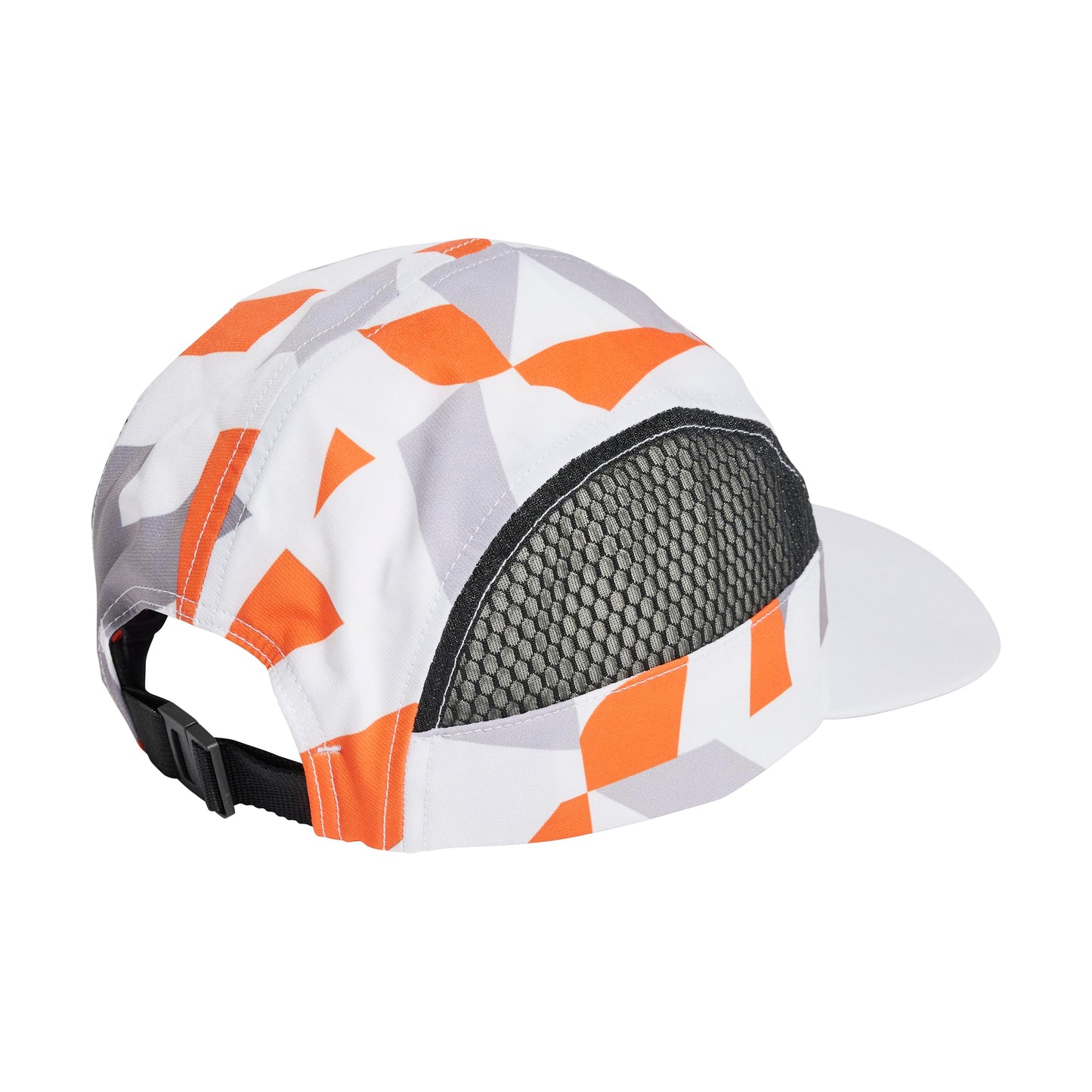 adidas Unisex-Adult Terrex Climacool 5 Panel Graphic Trail Running Cap,White/Semi Impact Orange/Black,One Size Fits Most