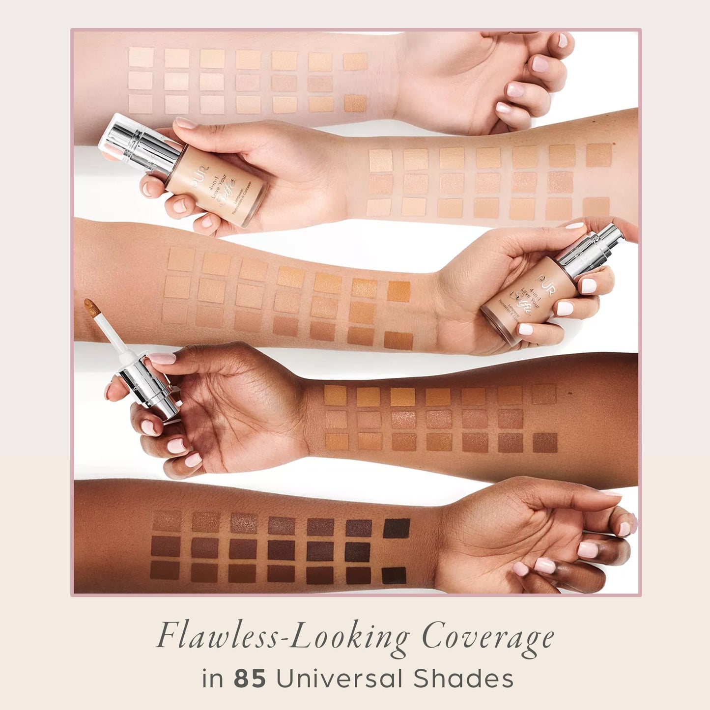 PÜR 4-in-1 Love Your Selfie Longwear Foundation & Concealer, Dp3