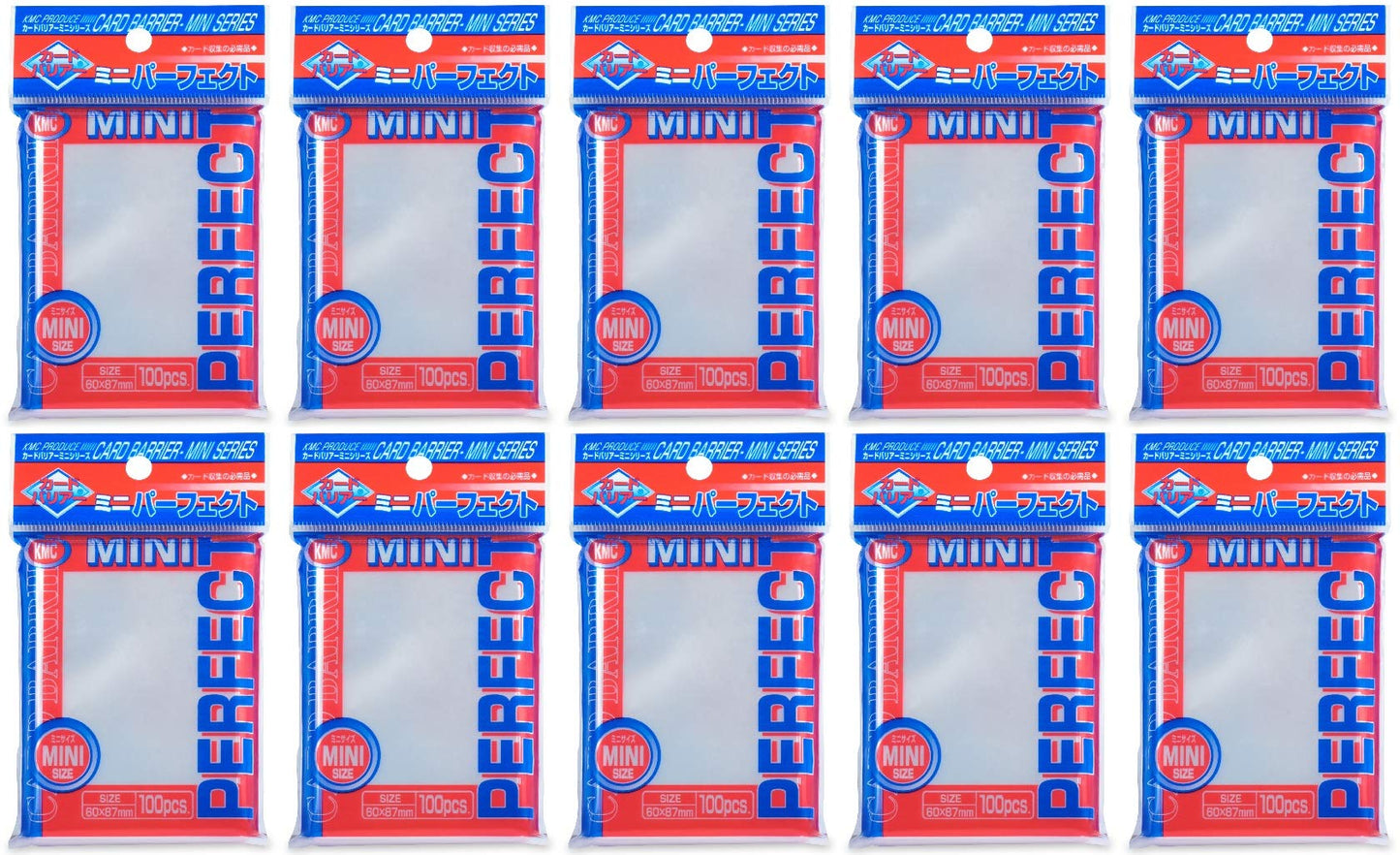 KMC Perfect Size Card Sleeves Mini [10 Packs]