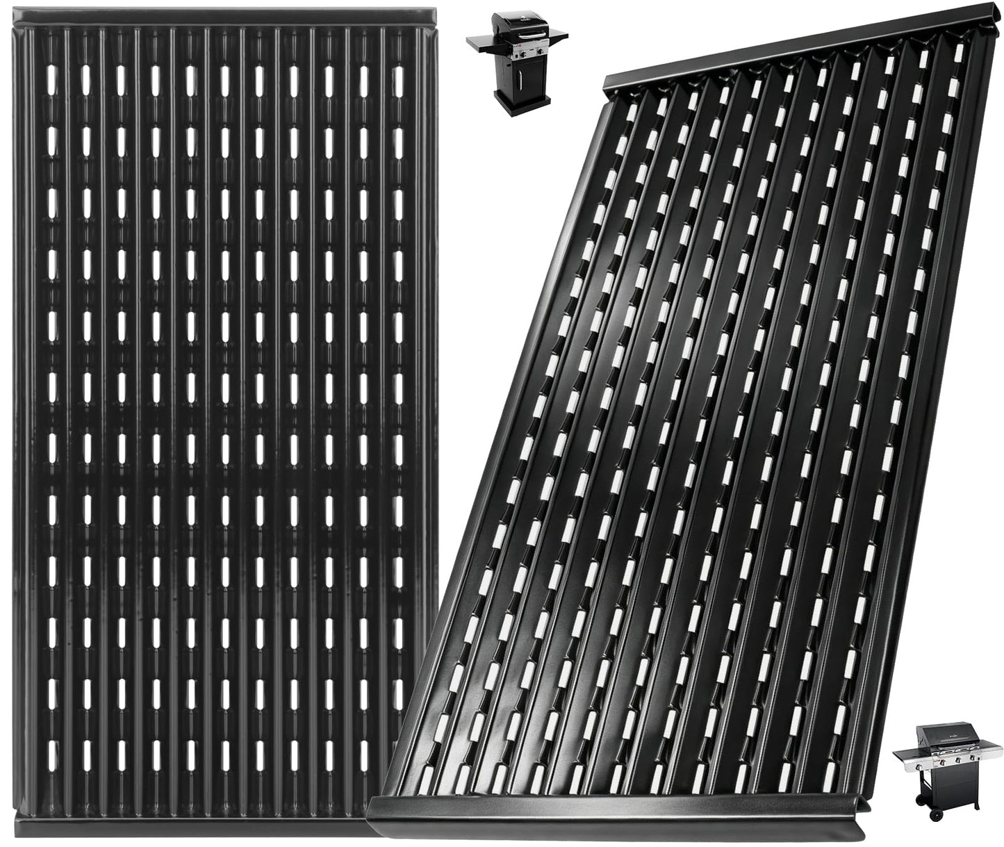 17 inch Infrared Grill Grates for CharBroil Performance Tru Infrared 2 Burner 300 Gas Grill Replacement Parts, Char-broil 463371116 463633316 463672019 463672416 463672219 G460-0500-W1 Grill Parts