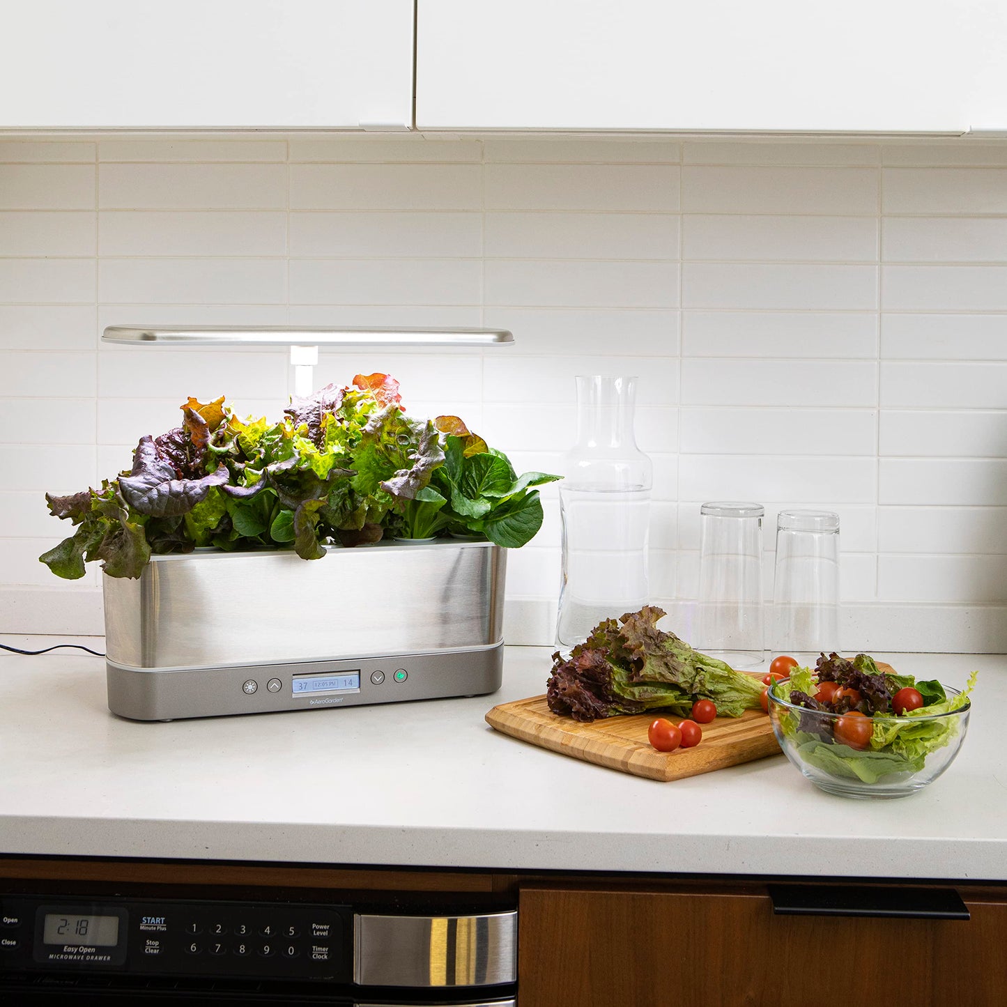 AeroGarden Harvest Elite Slim, Stainless Steel