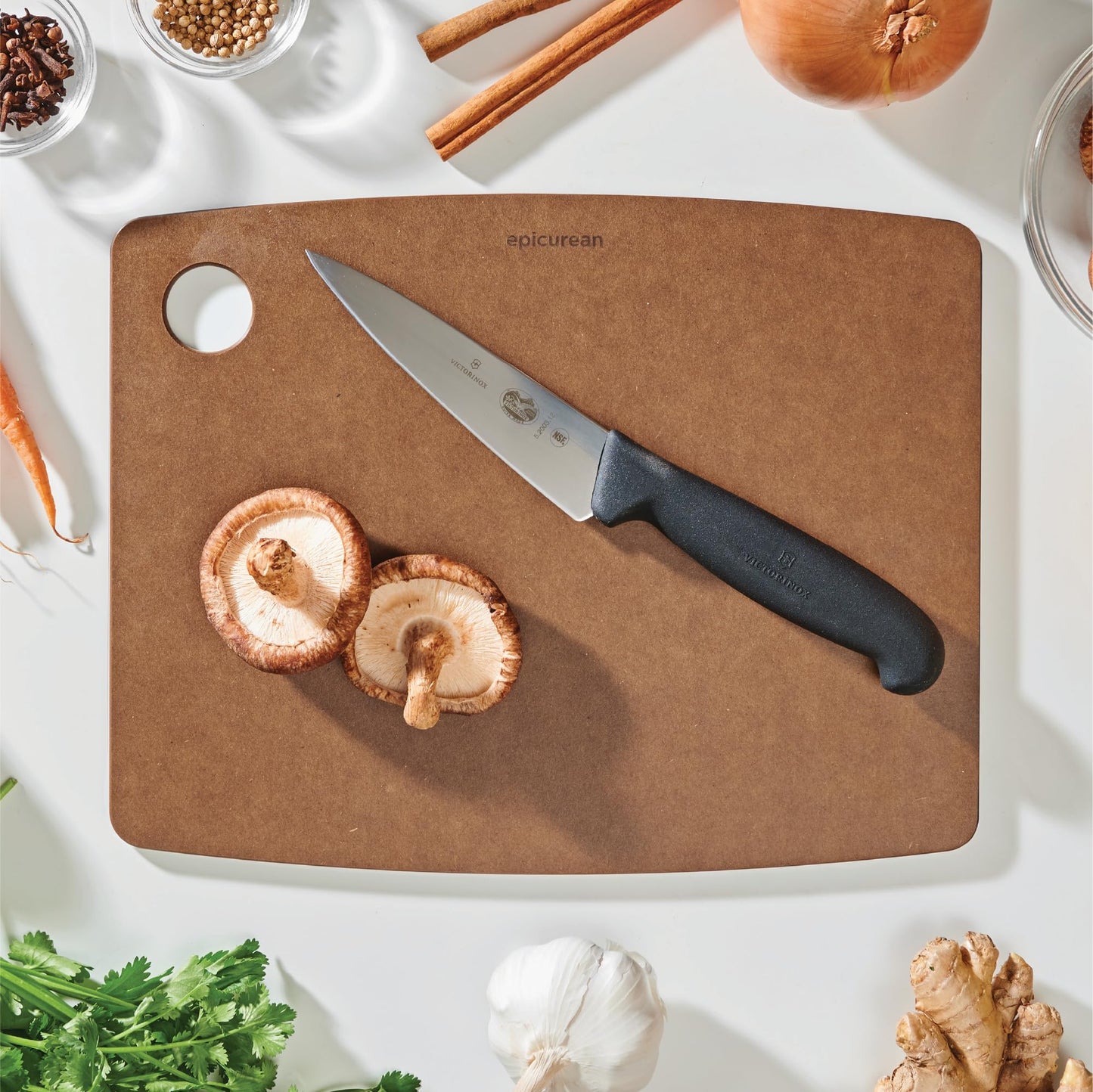 Epicurean Kitchen Series Cutting Board, 11.5-Inch by 9-Inch, Nutmeg
