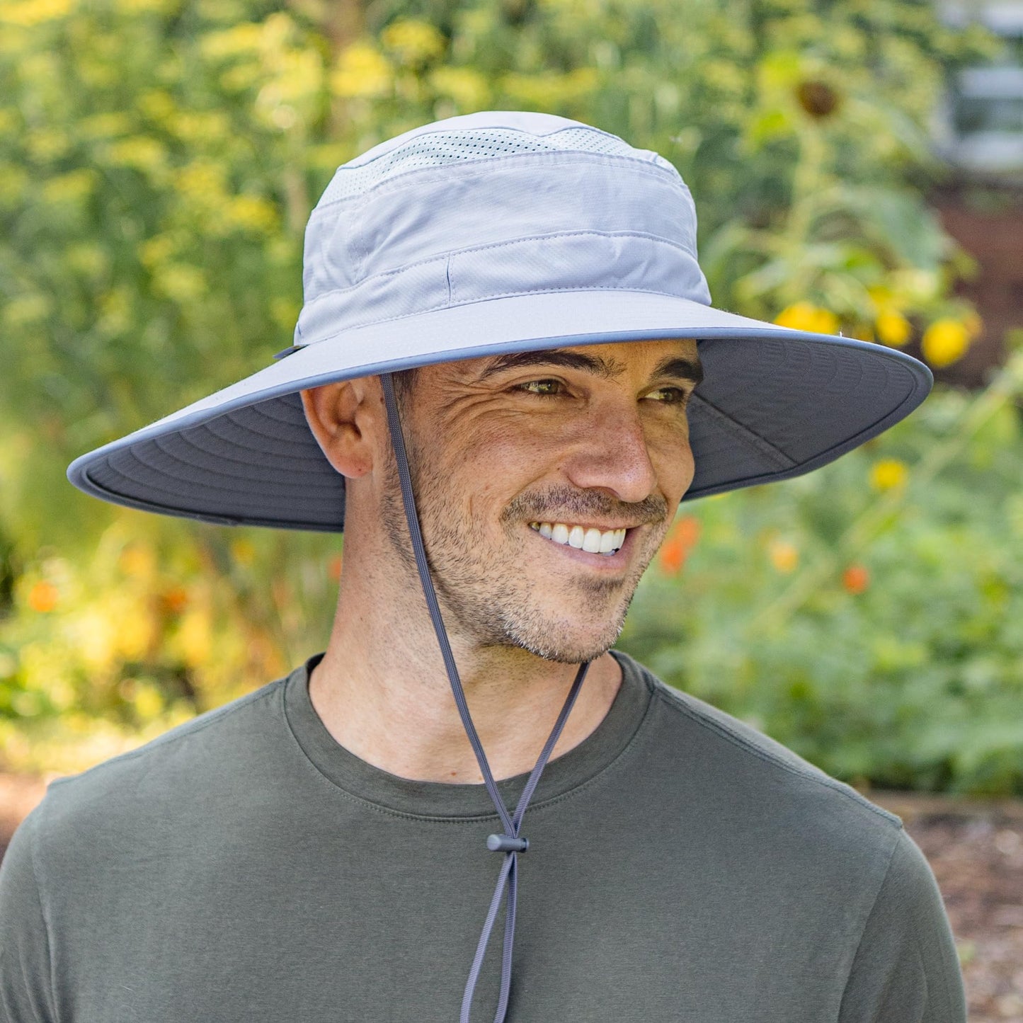 Sunday Afternoons Latitude Hat - Sun Hats for Men, Women UPF 50+ - Wide Brim Men's Fishing Bucket Sunhat with UV Protection - Packable, Summer Beach Hiking Boonie, Safari Bush Cap, Quarry, Large