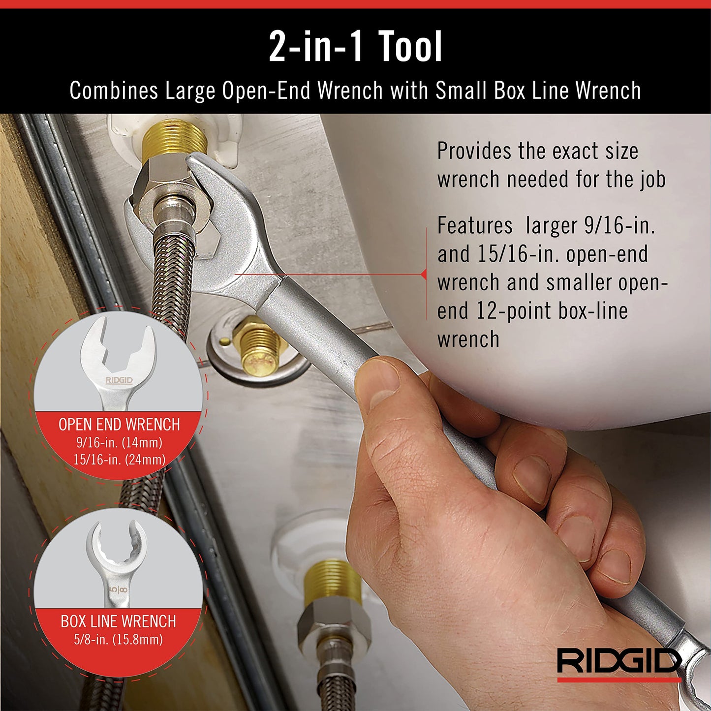 Ridgid Tools 27023 One Stop Wrench
