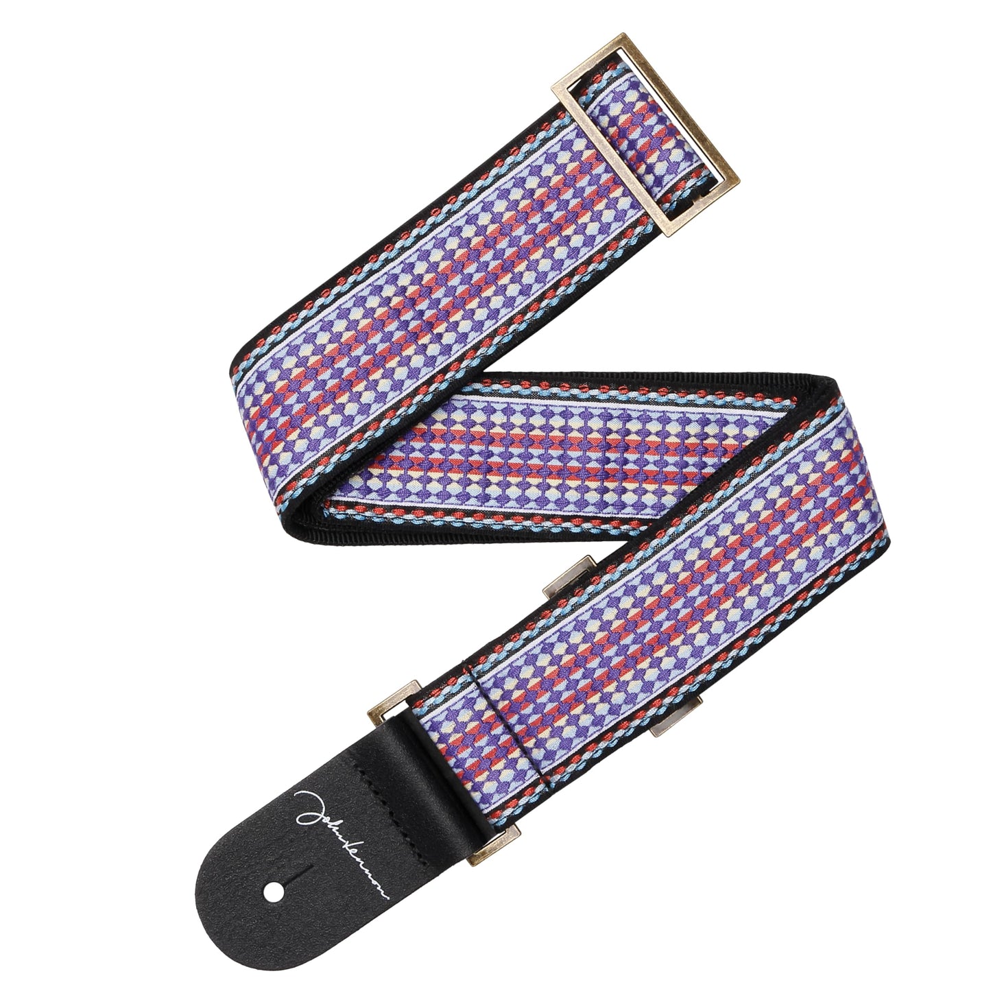 D'Addario Accessories Beatles Guitar Strap - John Lennon Live in NYC - Electric Guitar Strap, Acoustic Guitar Strap, Acoustic Electric Guitar Strap & Bass Guitar Strap