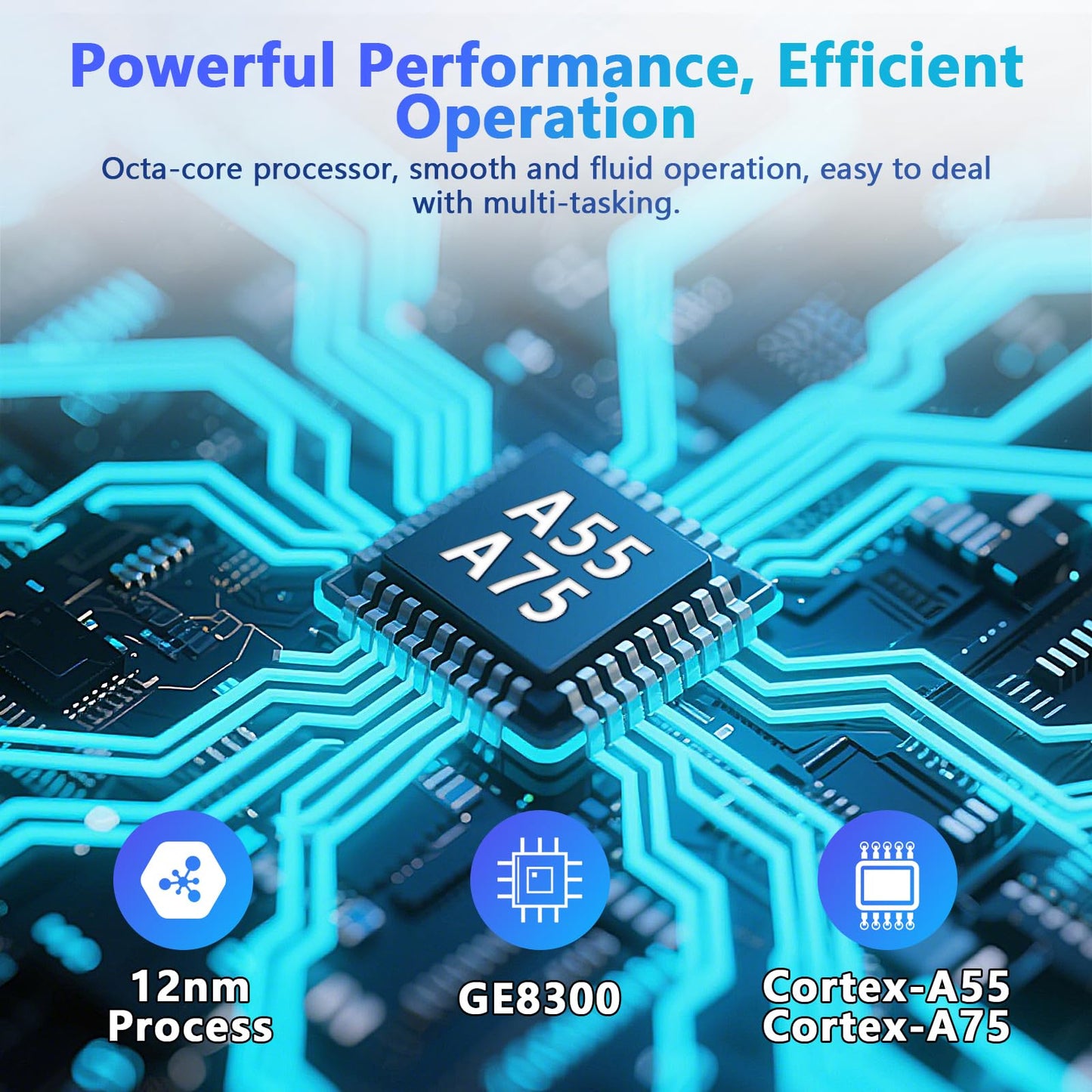 Android 15 Tablet 10 Inch, 18GB RAM 128GB ROM, 1280 x 800 IPS HD Widevine L1, Octa-Core, 1TB Expandable, WiFi 6, BT5.4, Dual Camera 5MP+8MP,6000mAh, GPS, Dual Speakers