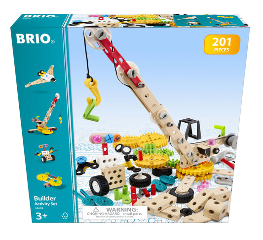 BRIO Builder - 34604 Builder Activity Set | Educational Roleplay & Construction Toy for Kids Aged 3 Years Up
