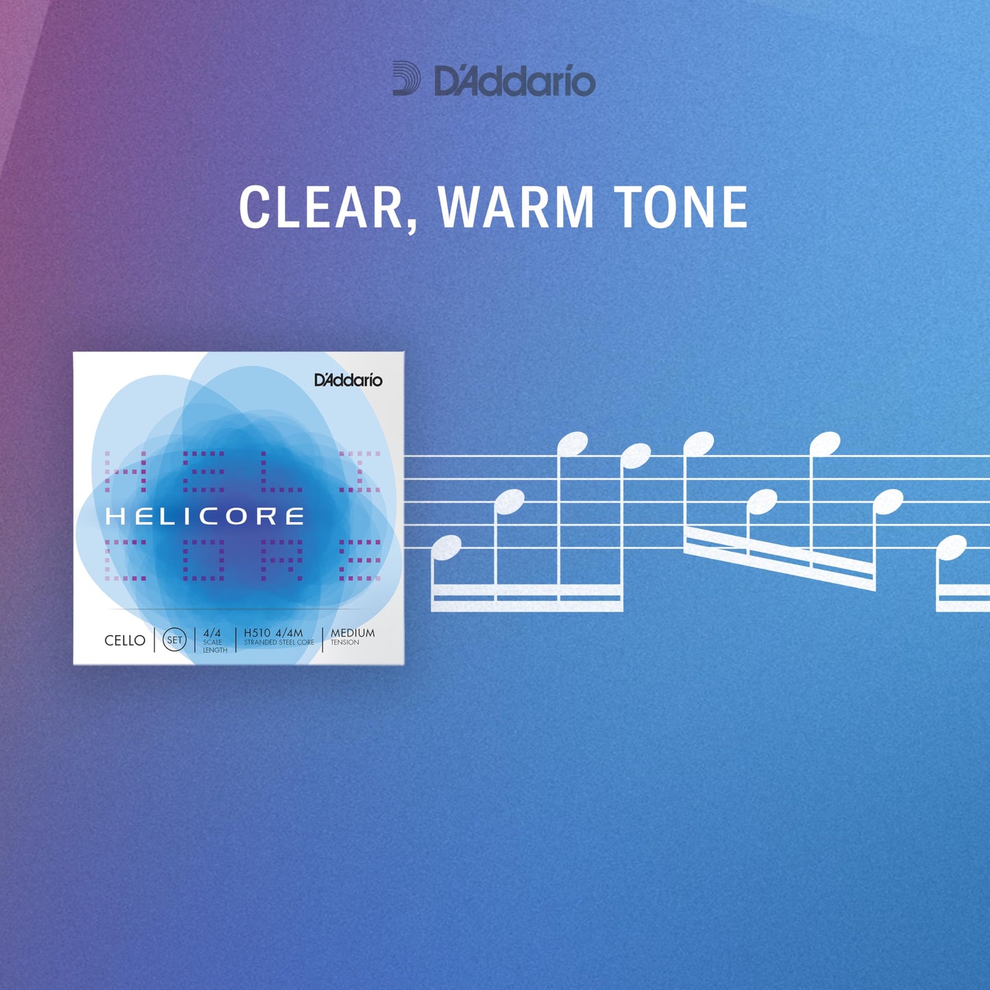 String Cello G D'Addario Helicore H513M 4/4 Medium