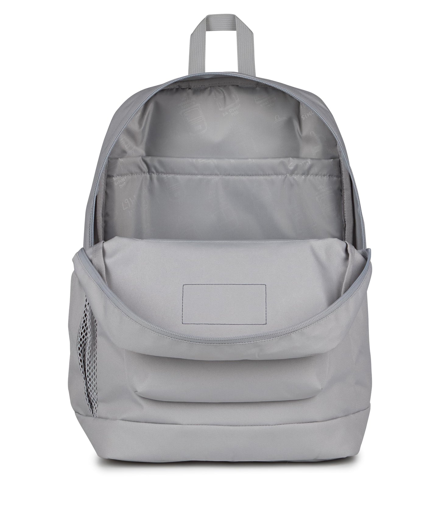 JanSport Cross Town Plus Backpack - Large Main Compartment, Side Water Bottle Pocket, 15-Inch Padded Laptop Sleeve - Grounded Grey