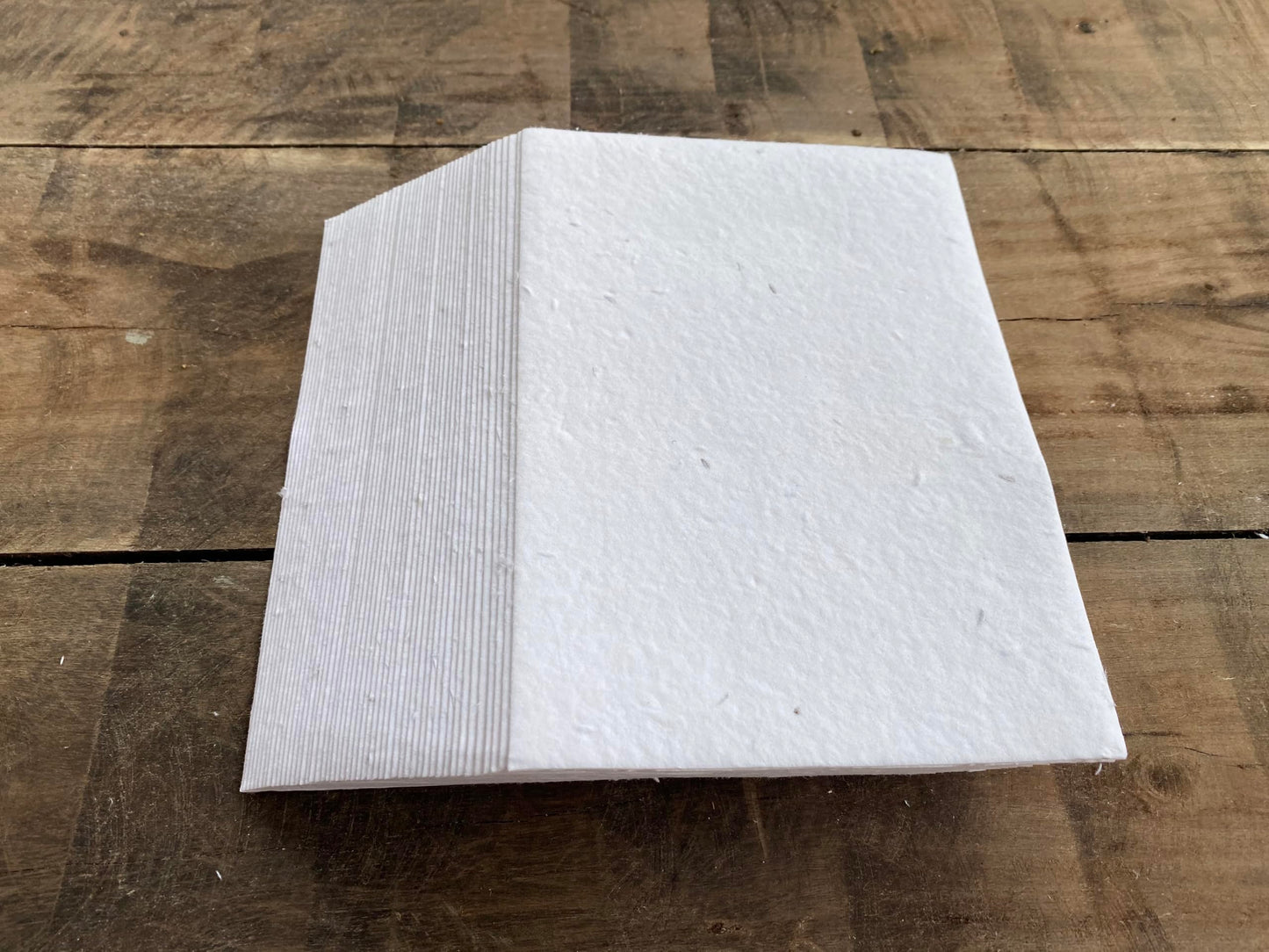 Wanderings Handmade Flower Seed Greeting Cards – 5" x 7" (12.5 x 18cm) – Pack of 25 – Plantable Wildflower Seed Paper for Invitations, Thank Yous & Greetings – 250 GSM Deckled Edge
