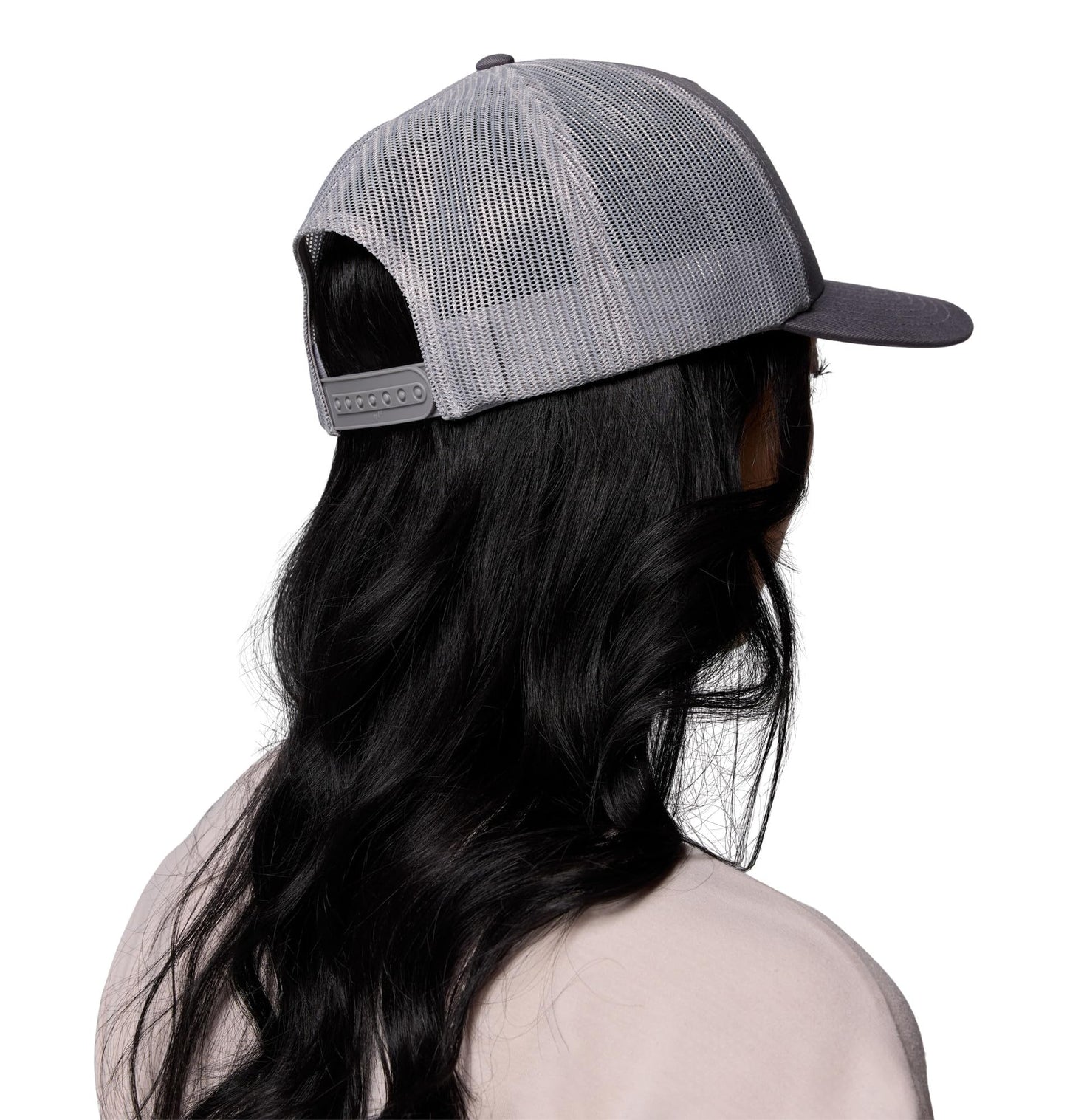 Columbia Unisex Mesh Snap Back, City Grey/Get Hiked, One Size