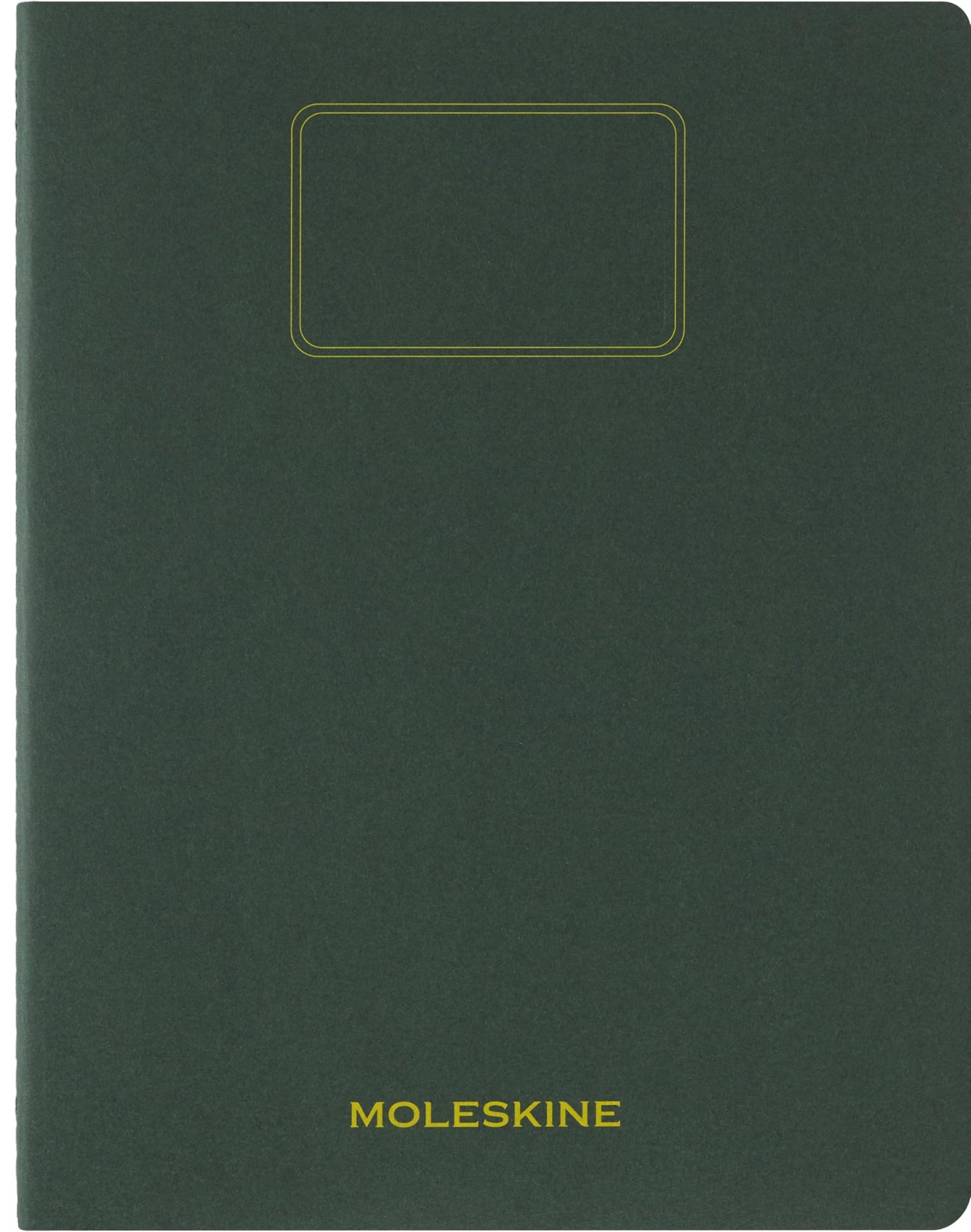 Moleskine Student Cahier Journals (Set of 2), Soft Cover, Plain, XXL (8.5" x 11"), Myrtle Green, 120 Page