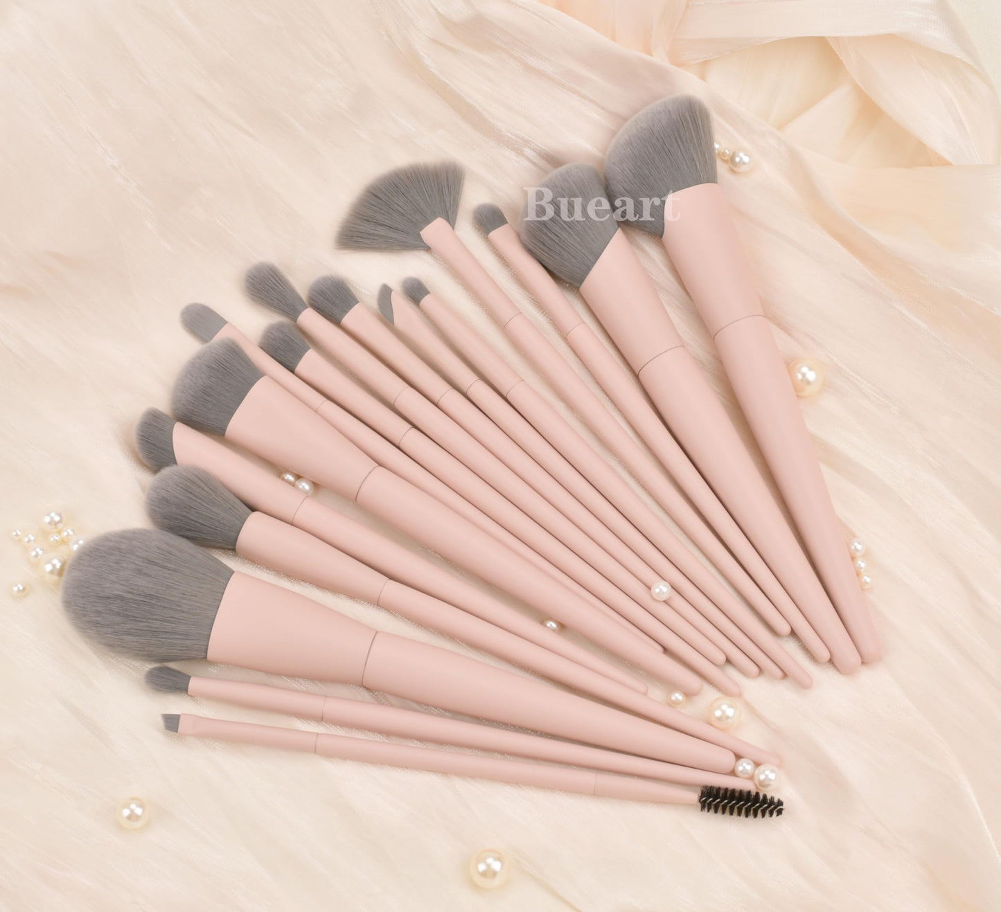 Daily Queen Makeup Brushes Set 20pcs Pink Professional Powder Concealer Eyeshadow Blush Eyeliner Eyebrow Contour Blending Foundation Kit