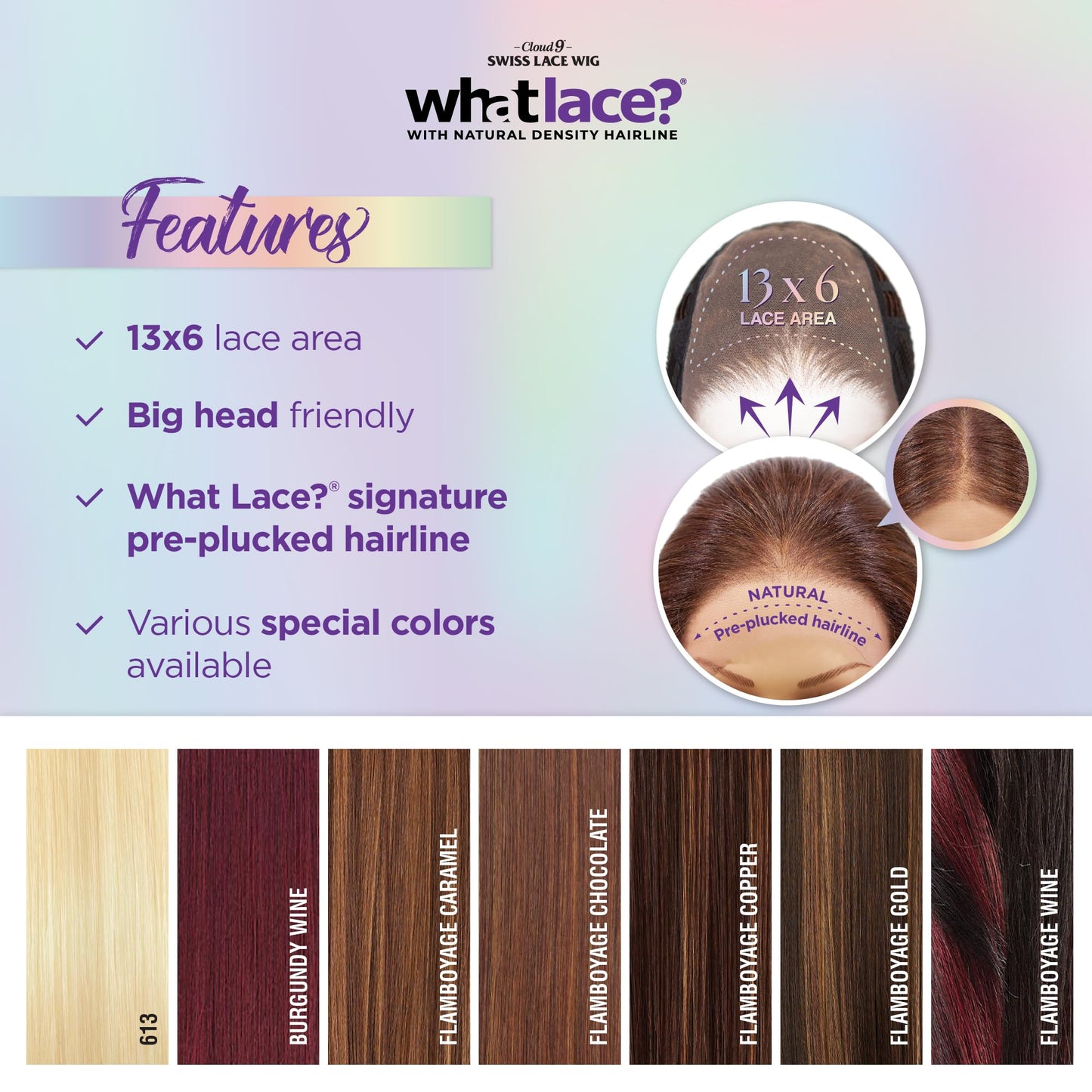 Sensationnel Synthetic Cloud 9 13x6 Swiss Lace Front Wig - SOLANA (BURGUNDY WINE)