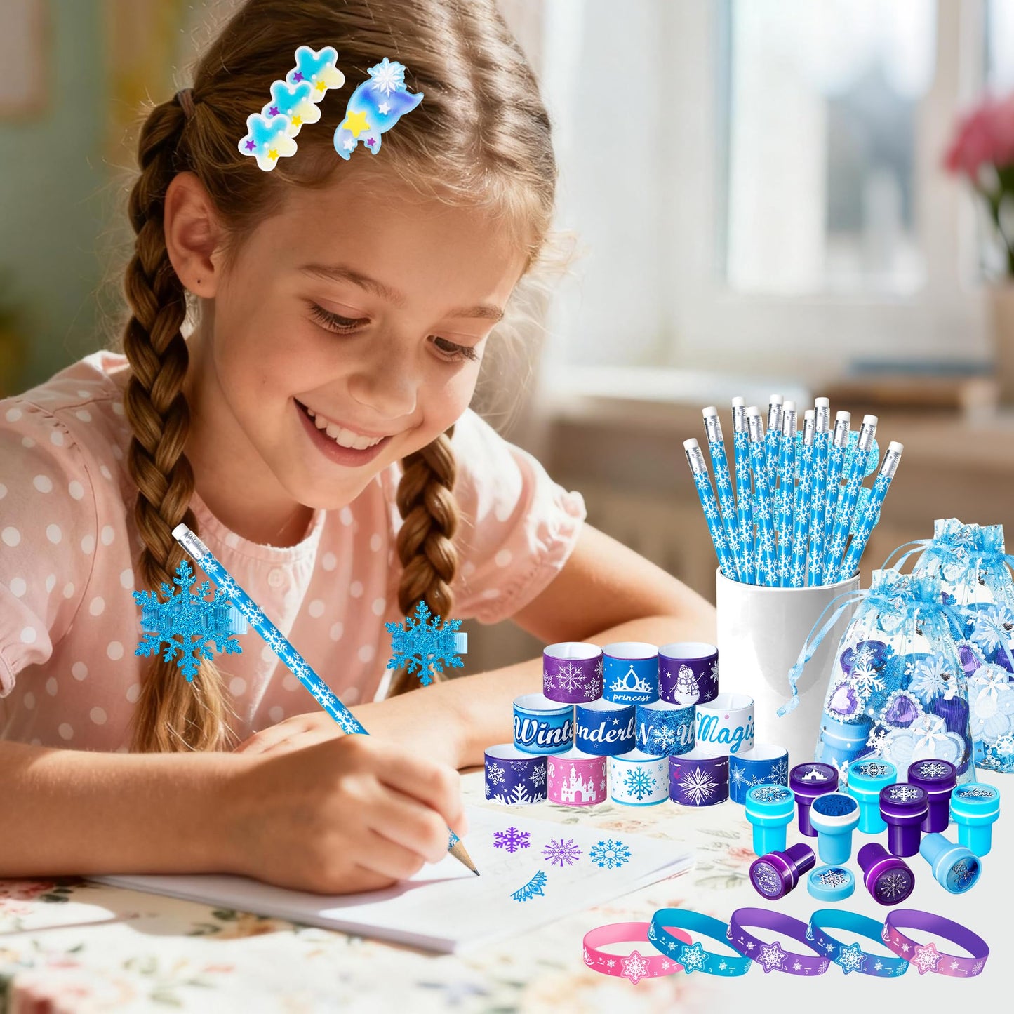 126 Pcs Frozen Party Favors Birthday Supplies for Girls Kids, Gift Bags Frozen Filler Goodie Bag Stuffers Frozen Birthday Party Supplies