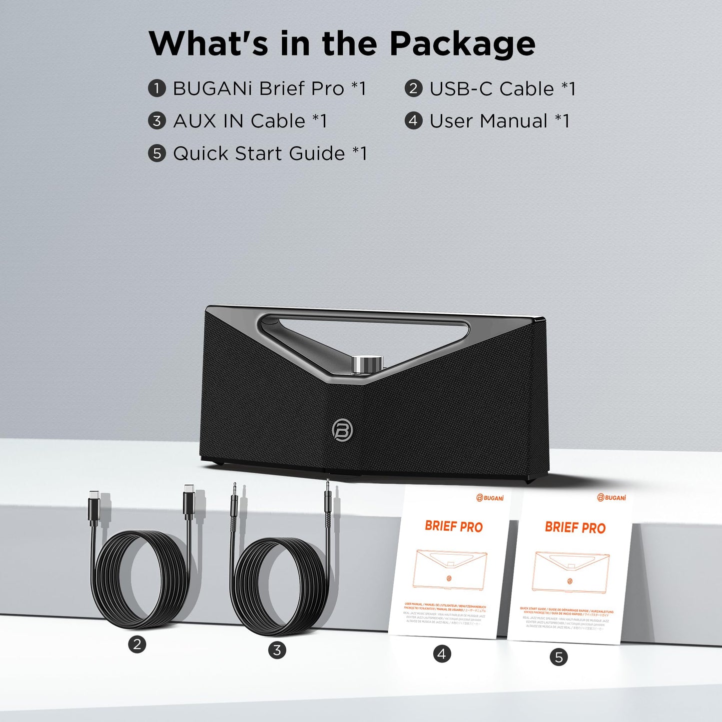 BUGANI Bluetooth Speaker Loud 160W,Waterproof Large Bluetooth Speaker Subwoofer Hi-Res Audio, 12H Playtime Party Outdoor Speakers for Camping, Beach, Golden