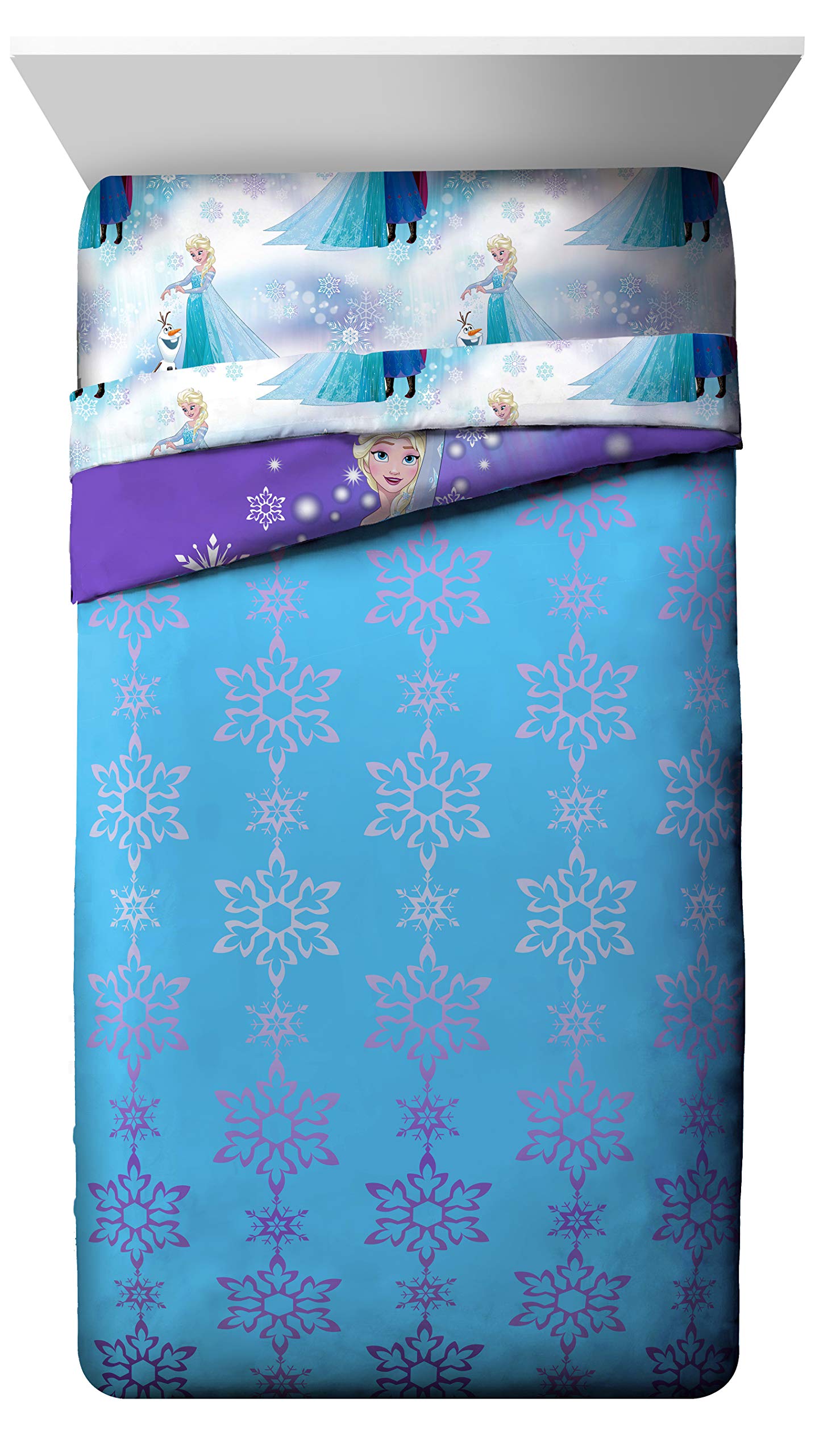 Jay Franco Disney Frozen 'Magical Winter' 7 Piece Full Bed in A Bag