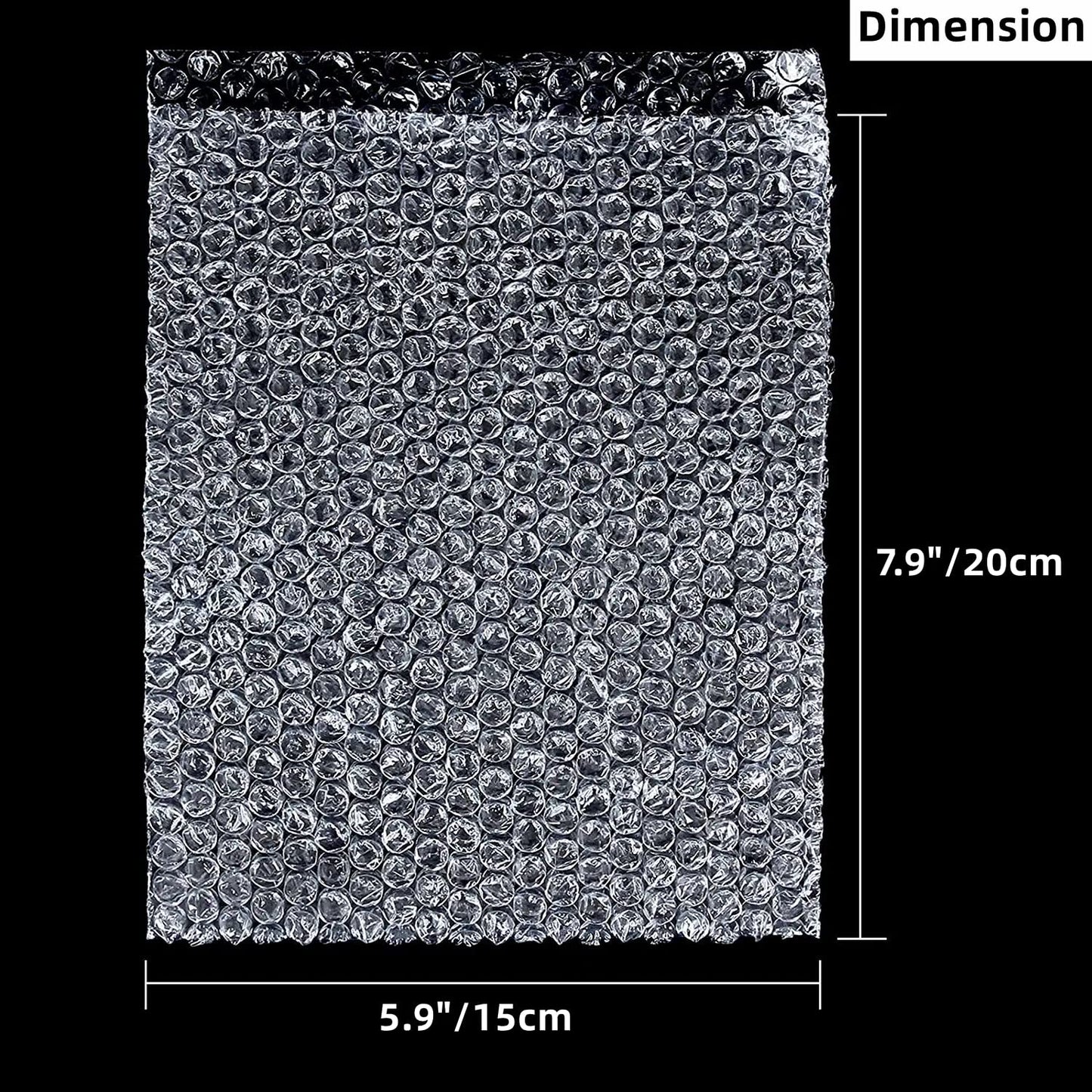 120 Pack Bubble Cushioning Bags, 5.9 x 7.9Inch Clear Protective Bubble Out Bags, Cushioning Pouches for Shipping, Moving, Storage, Mailing & Packaging