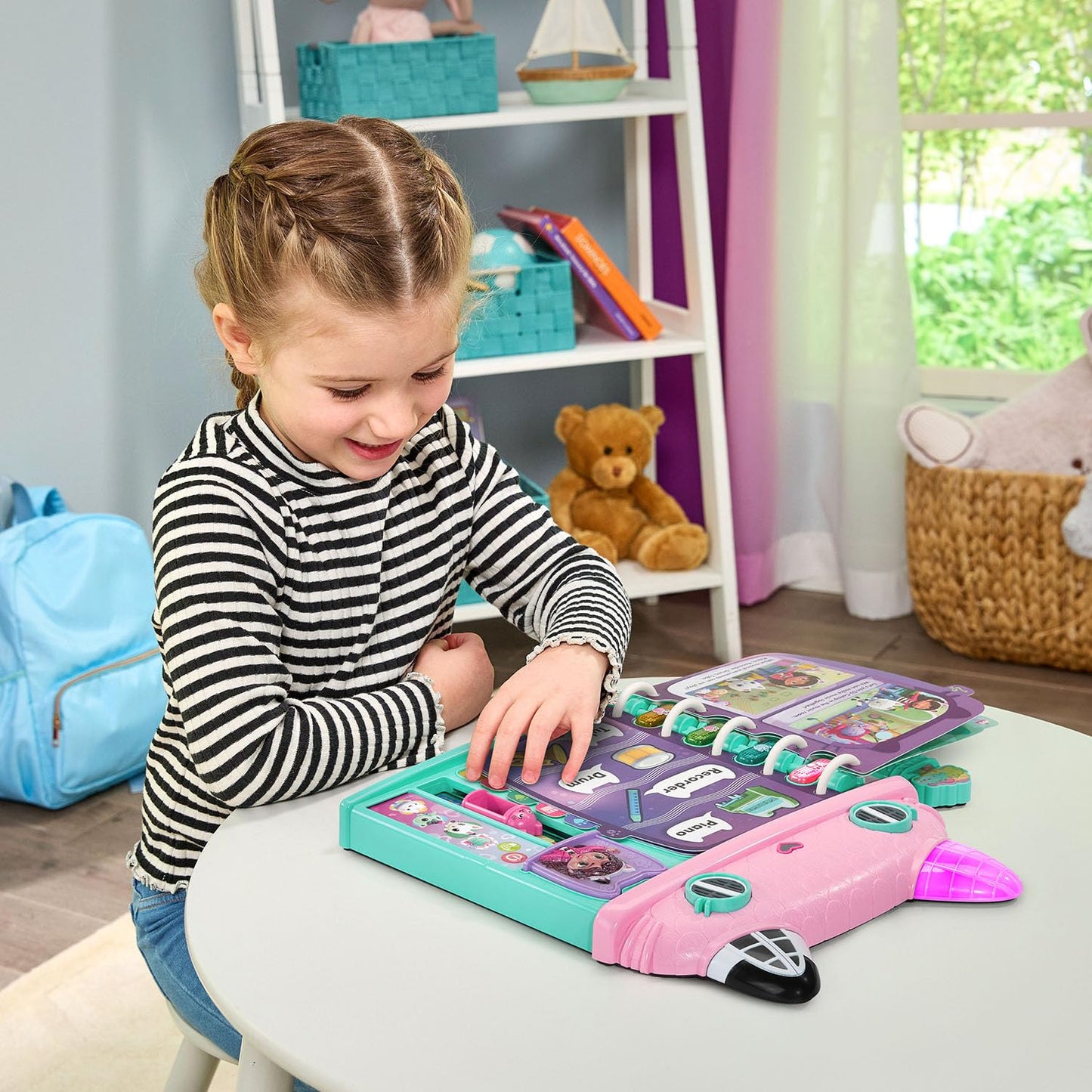 VTech Gabby's Dollhouse Cat-a-Vator Discovery Book (English Version)