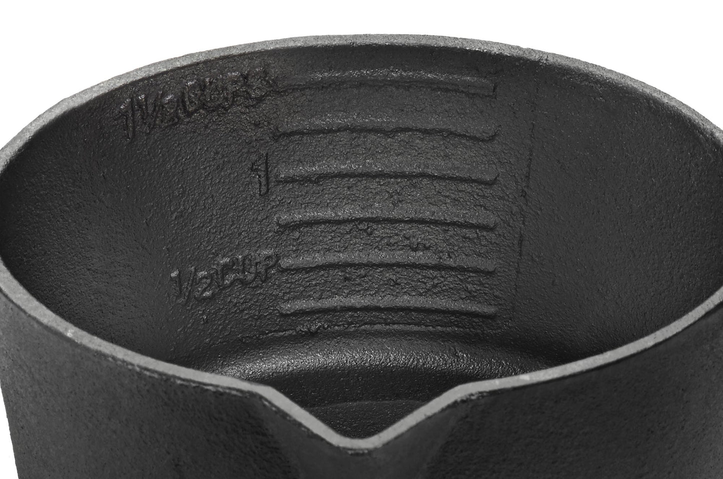 Outset Q173 Cast Iron Sauce Pot with Nesting Silicone Basting Brush