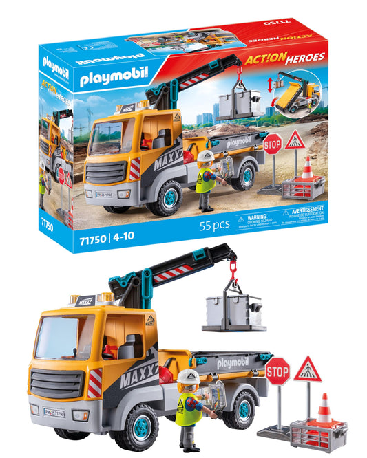 PLAYMOBIL Construction Truck with Crane