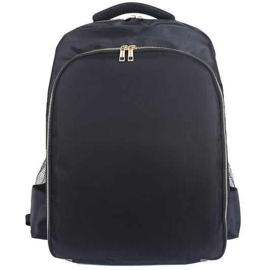 AIHOPESTO Barber Travel Backpack (Black, 17.7 x 12.6 x 7.5 inches), Air Cushion Design, Waterproof, High Capacity for Clippers and Supplies, Black, 17.7" x 12.6"x 7.5", Backpack,travel