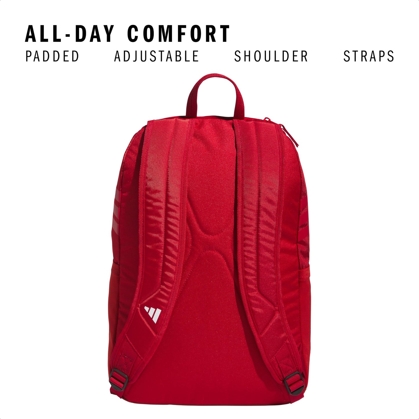 adidas Unisex-Adult Stadium 4 Training Backpack, Team Power Red/White, One Size Fits All