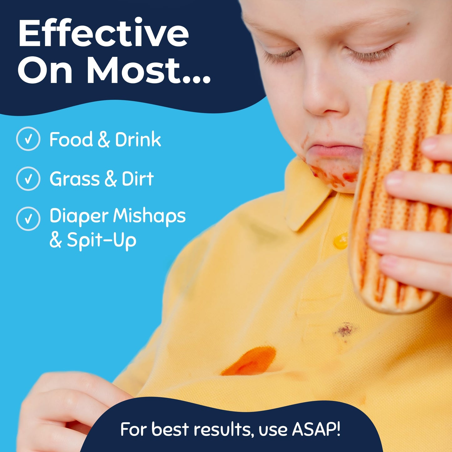 Miss Mouth's Messy Eater Stain Treater Pen - 2 Pack Stain Remover Pen - Newborn & Baby Essentials - On-The-Go & Travel Essentials