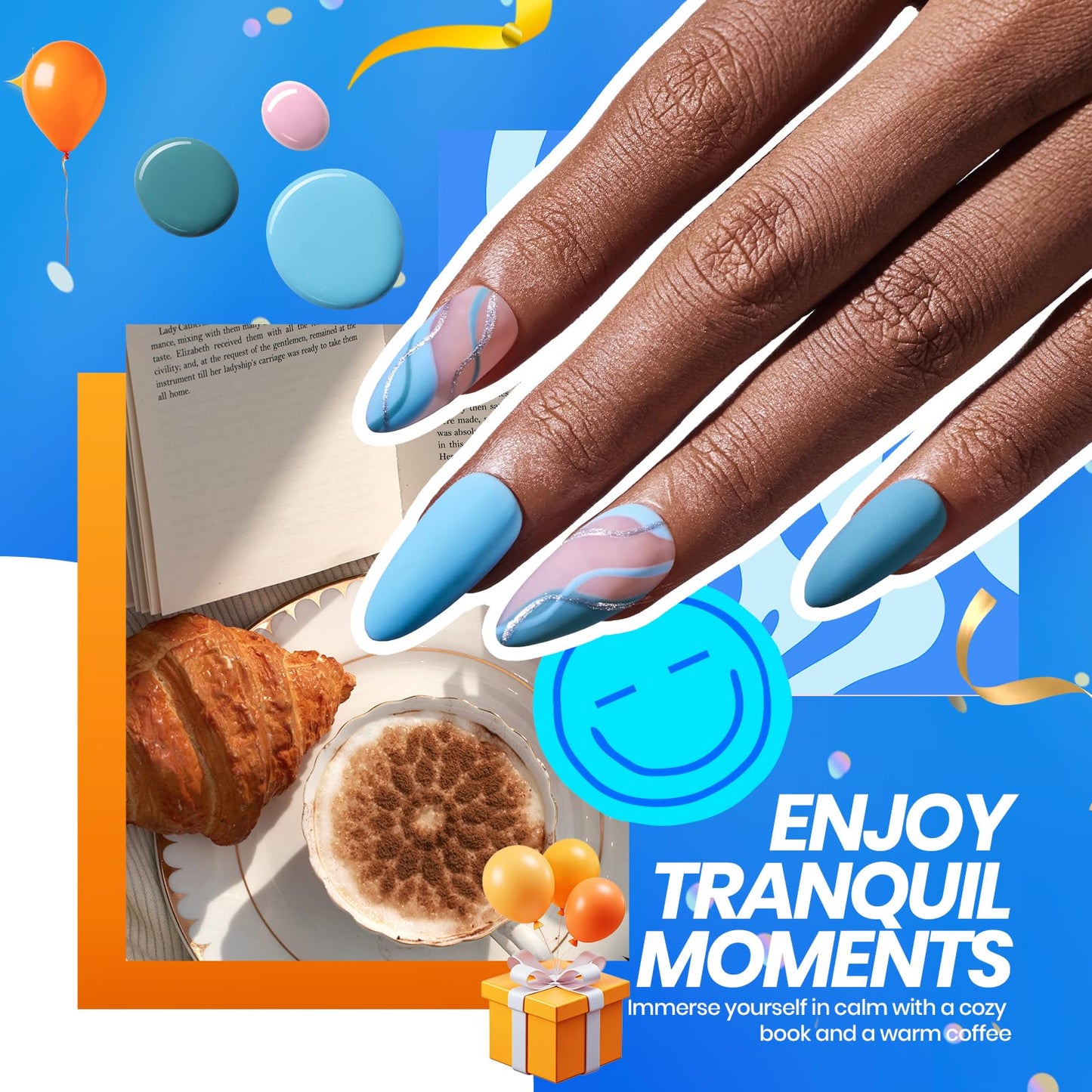 Beetles Gel Nail Polish Kit with U V Light 68 Pcs Emotional Spectrum 35 Colors Gel Polish Nail Kit with Base and Matte&Glossy Top Coat Soak Off All Season Gel Nail Kit Manicure Tools Gifts for Women