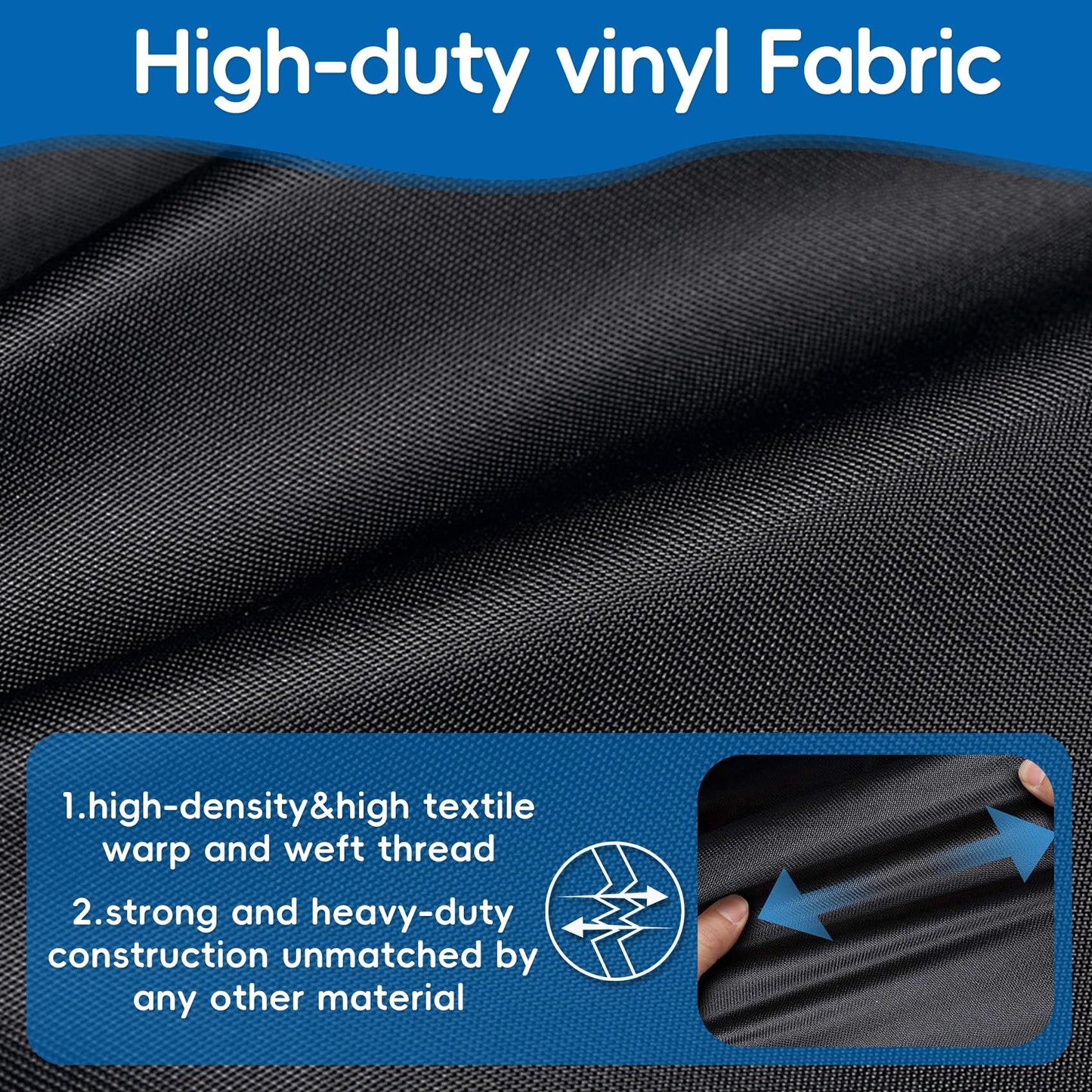 Blackhoso Outdoor Grill Cover for Blackstone 22” Scissor-Leg Griddle with Hood and Stand, Heavy Duty Waterproof