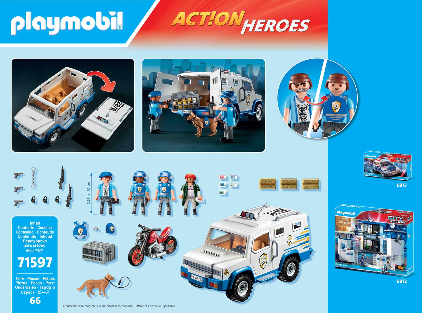 Playmobil Police Money Transporter