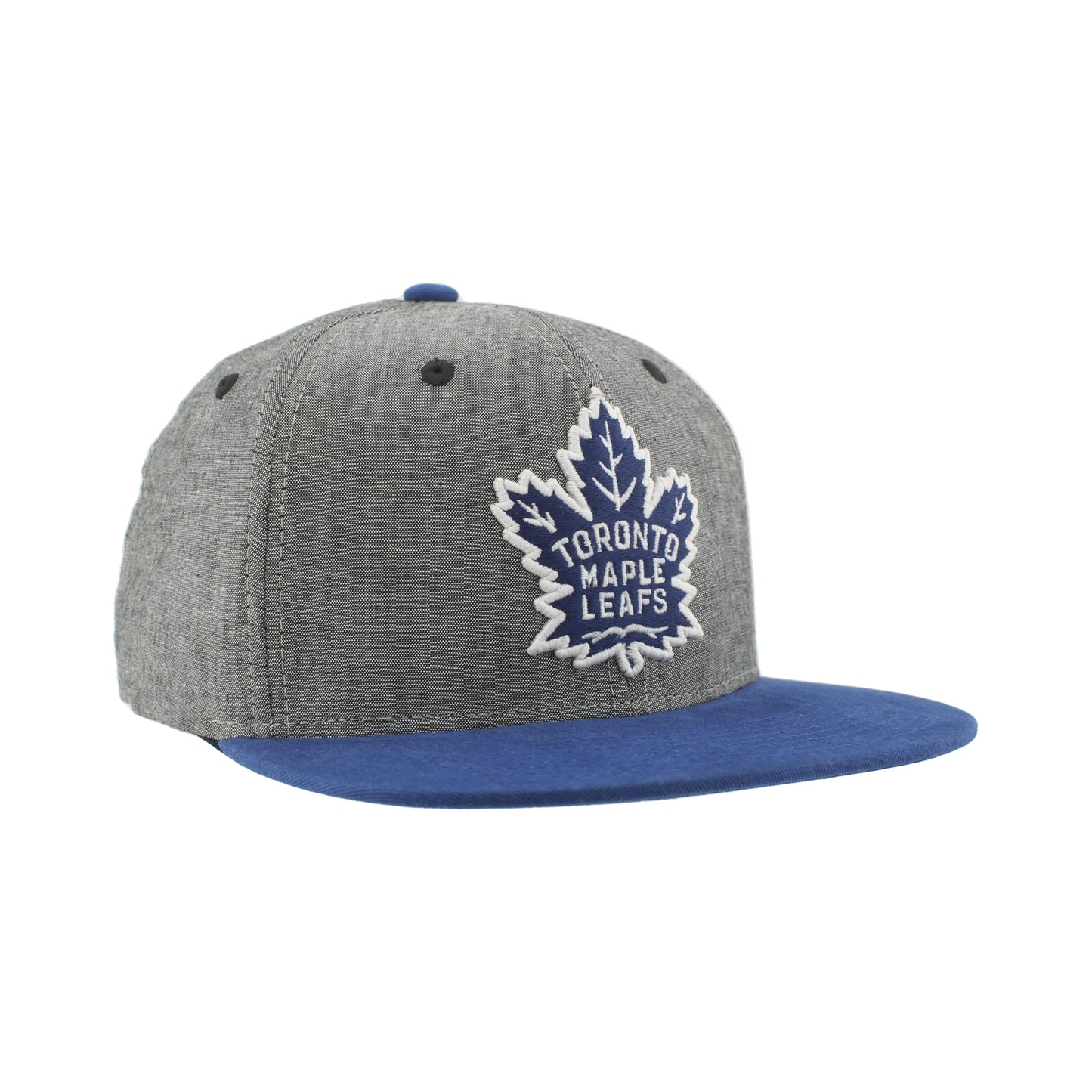 ZHATS Standard NHL Officially Licensed Adjustable Snapback Hat Chambray Heather Black