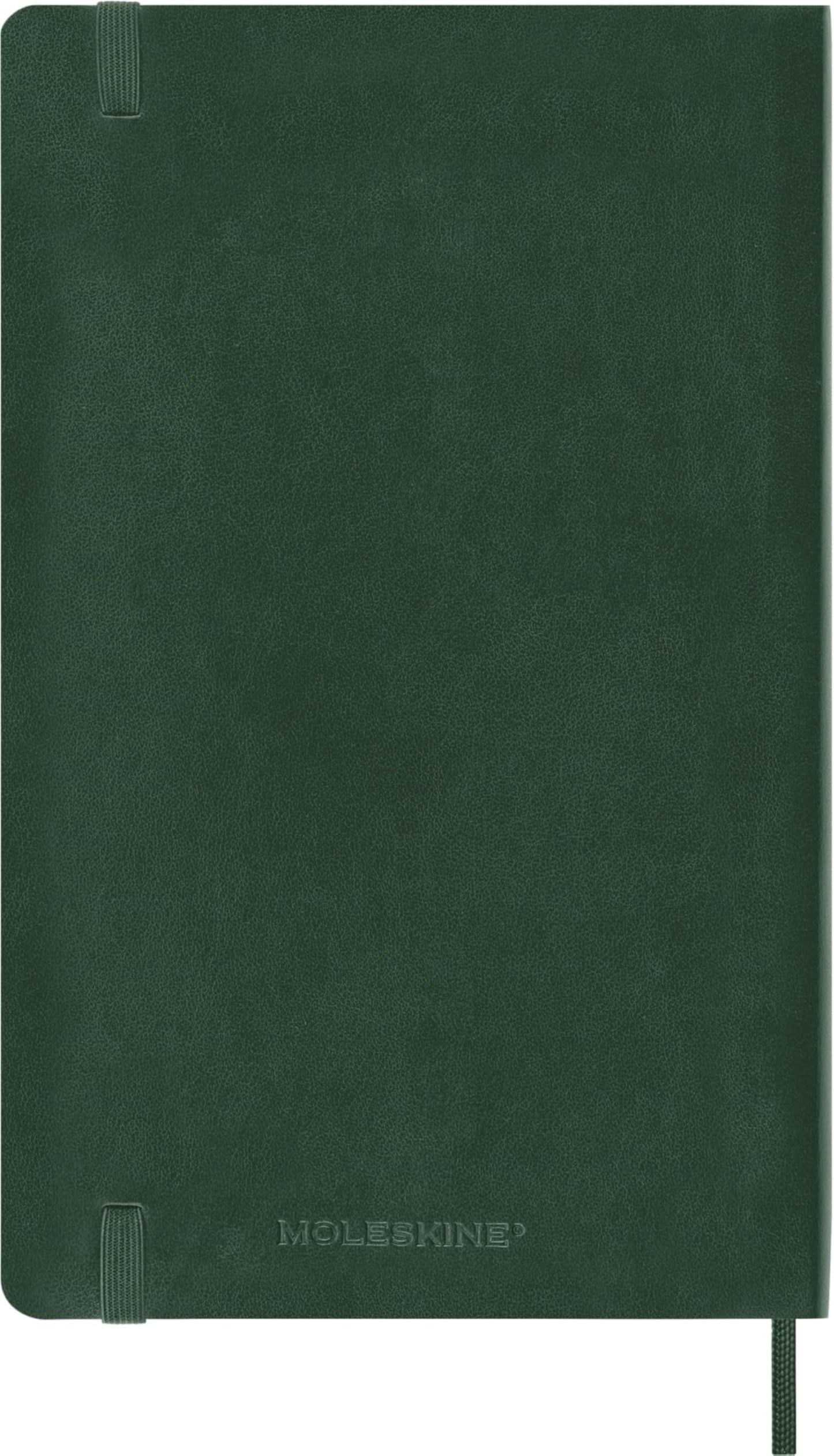 Moleskine Classic 18 Month 2025-2026 Weekly Planner, Soft Cover, Large (5" x 8.25"), Myrtle Green, 208 pages