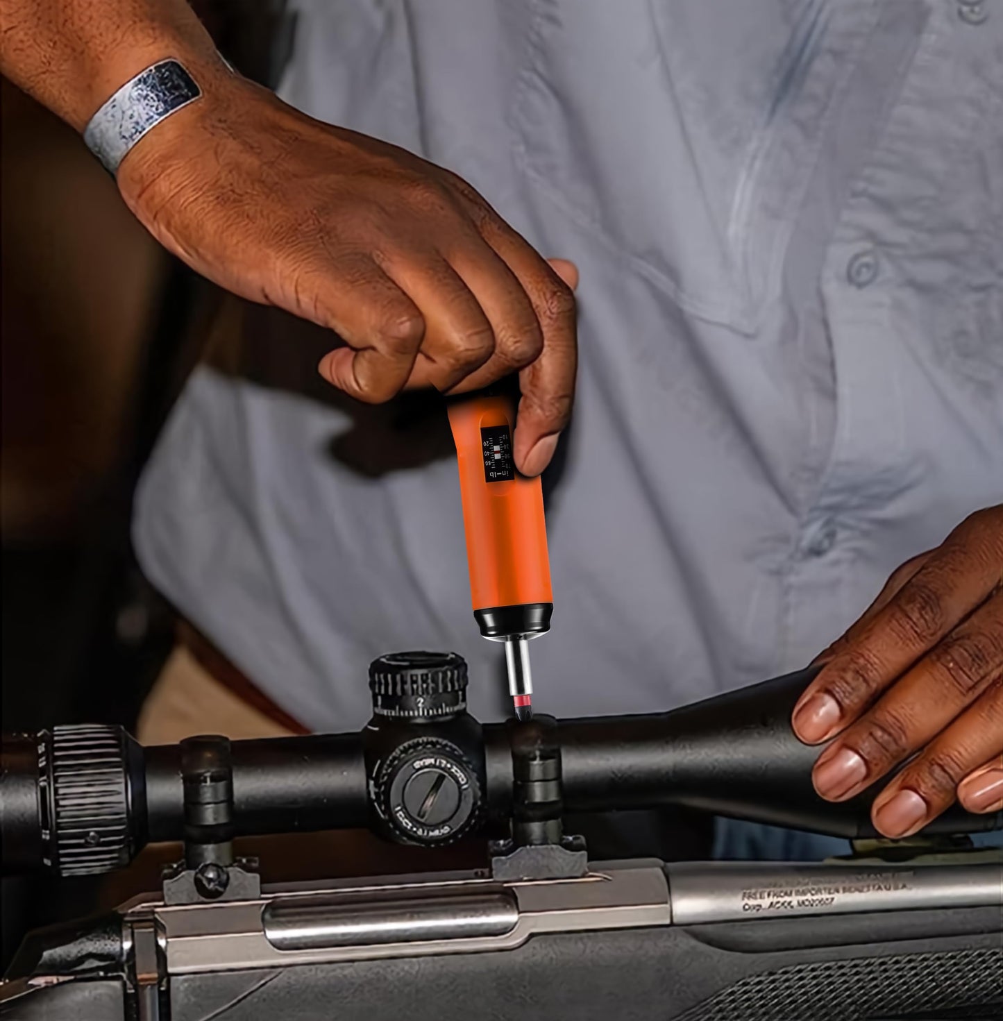KNINE OUTDOORS Torque Screwdriver Wrench Driver Bits Set 10-70 Inch Pounds lbs for Maintenance, Tools, Bike Repairing and Mounting, Orange