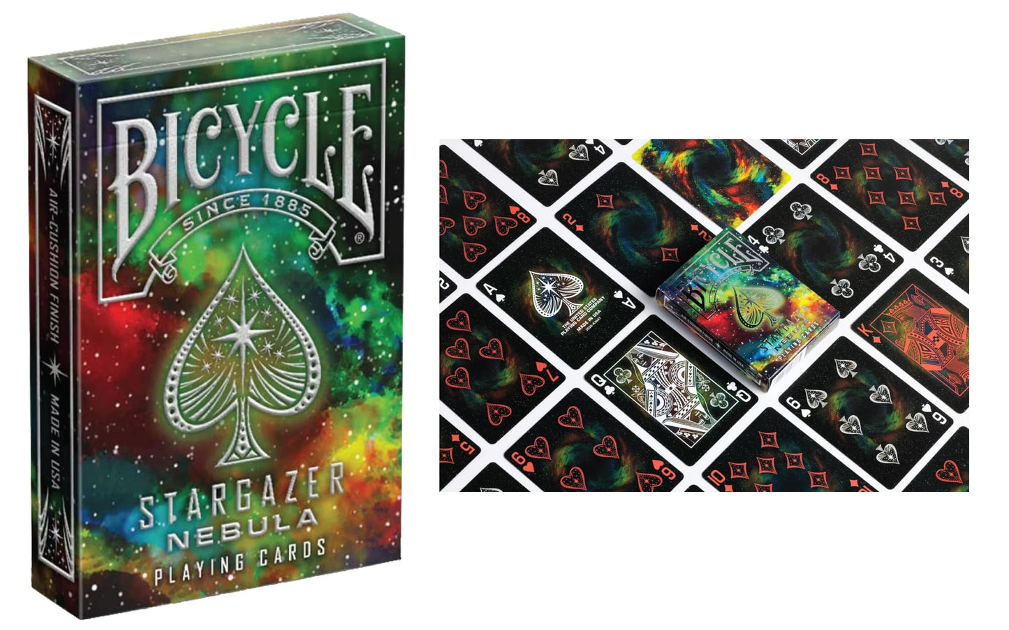 Bicycle Playing Cards, Stargazer Series 6-Deck Collector's Bundle | New Moon, Observatory, Nebula, Falling Star Stargazers 201 & Stargazer 202 Playing Cards