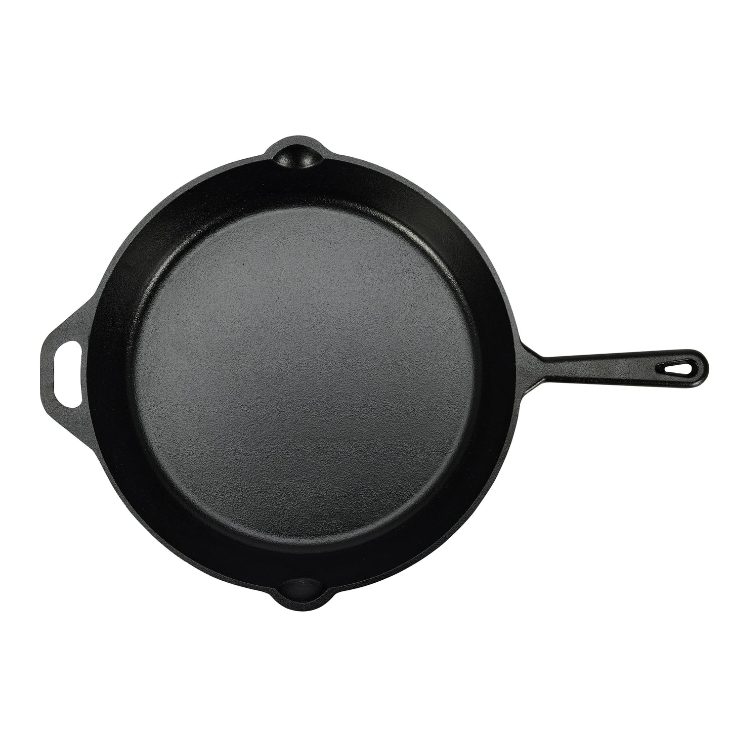 Amazon Basics Pre-Seasoned Cast Iron Skillet, Heavy-Duty & Large, 15-Inch, Black