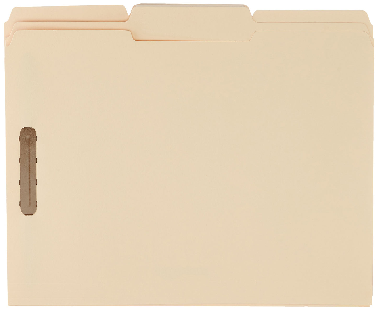 Amazon Basics Manila File Folders with Fasteners, Letter Size, 100-Pack, Light Brown