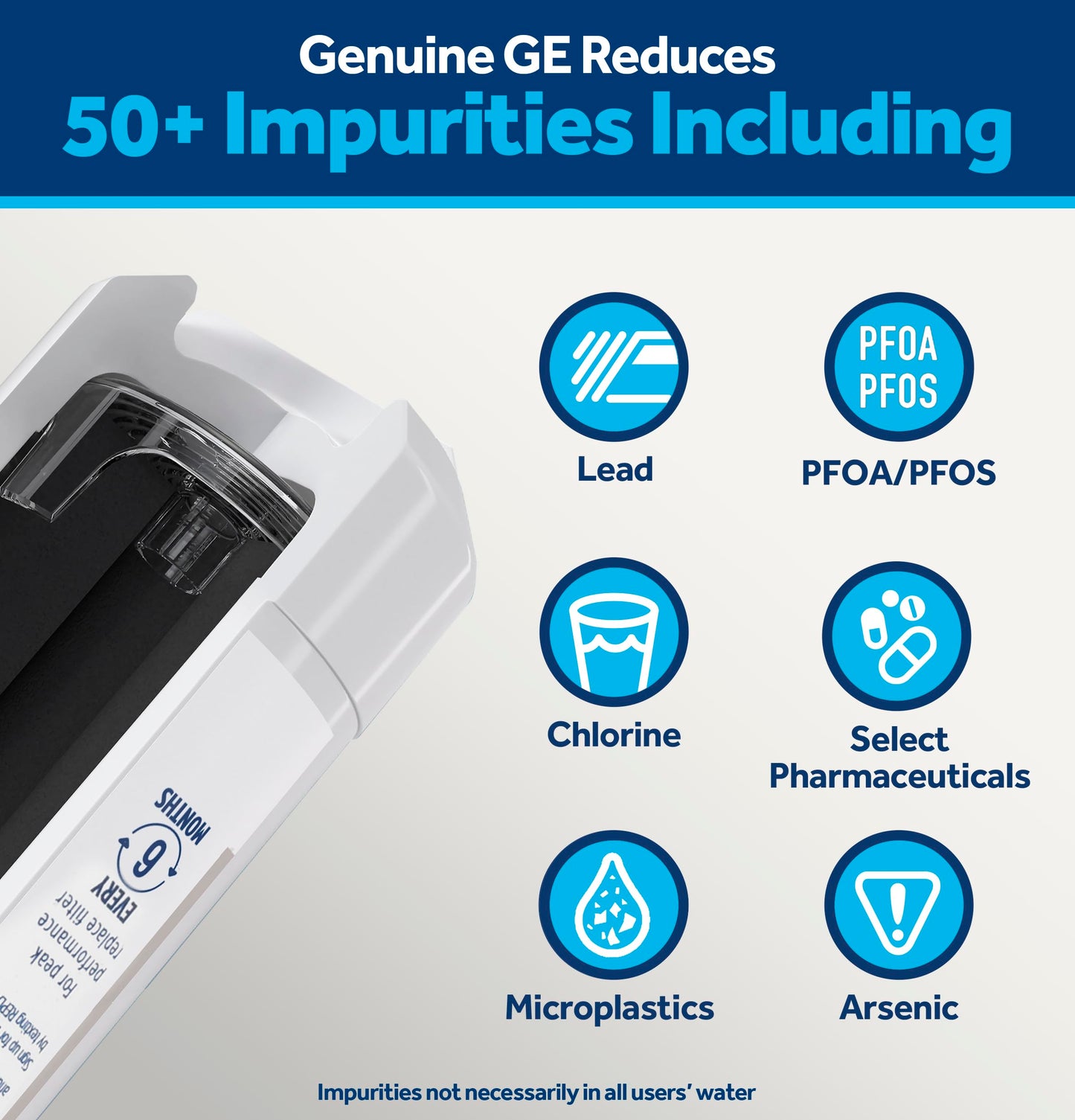 GE XWFE Refrigerator Water Filter - WR01F04788