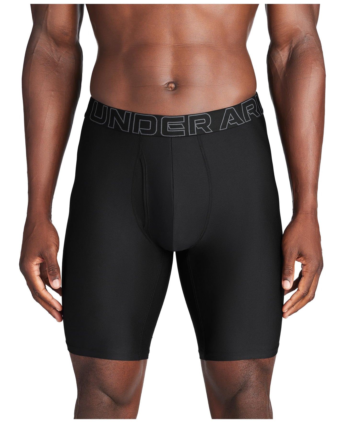 Under Armour Men's Tech Mesh 9" Underwear (2 Pack), Black Solid - Core 3 Pack, X-Large
