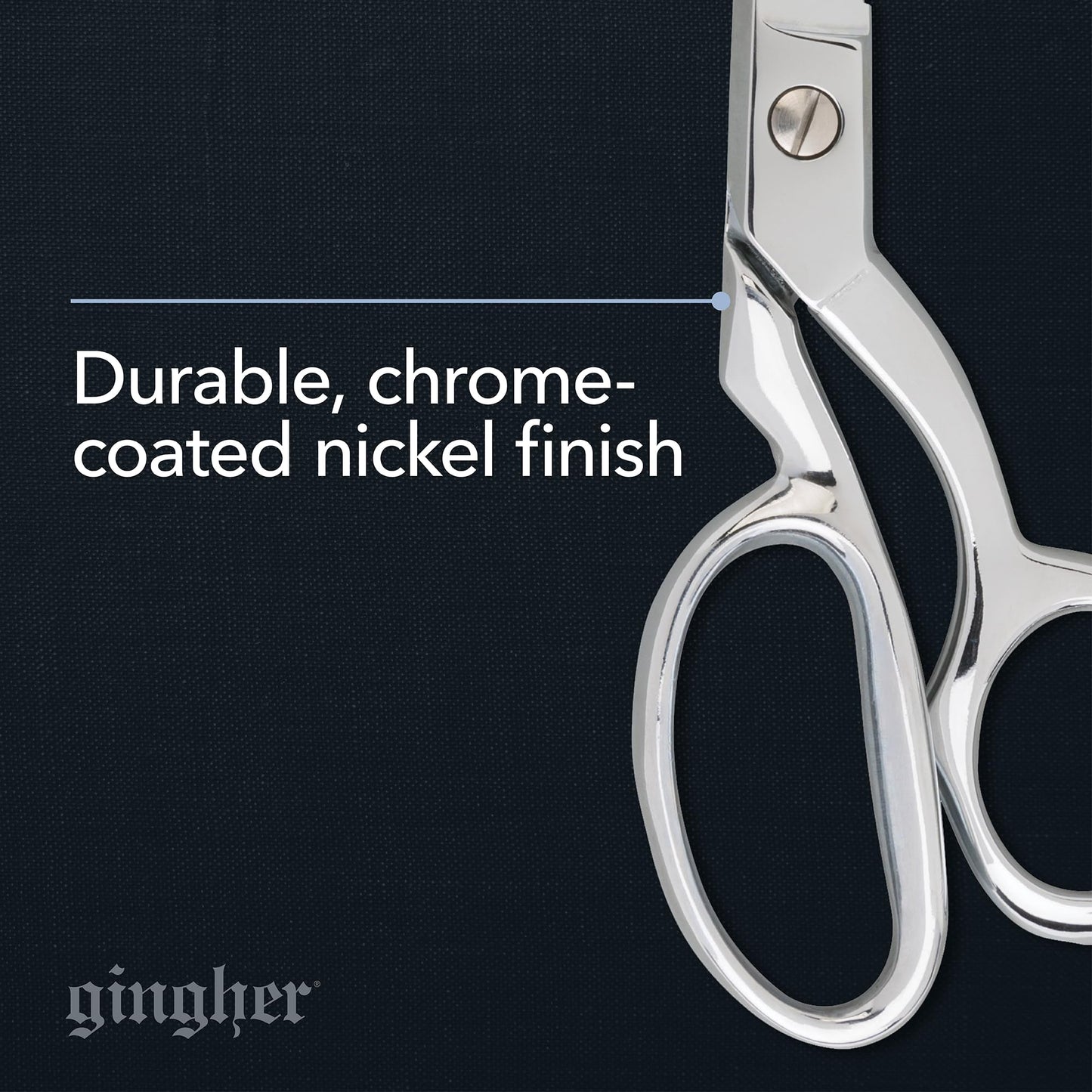 Fiskars G-8Z Gingher 8-Inch Micro-Serrated Edge Knife Edge Dressmaker's Shears
