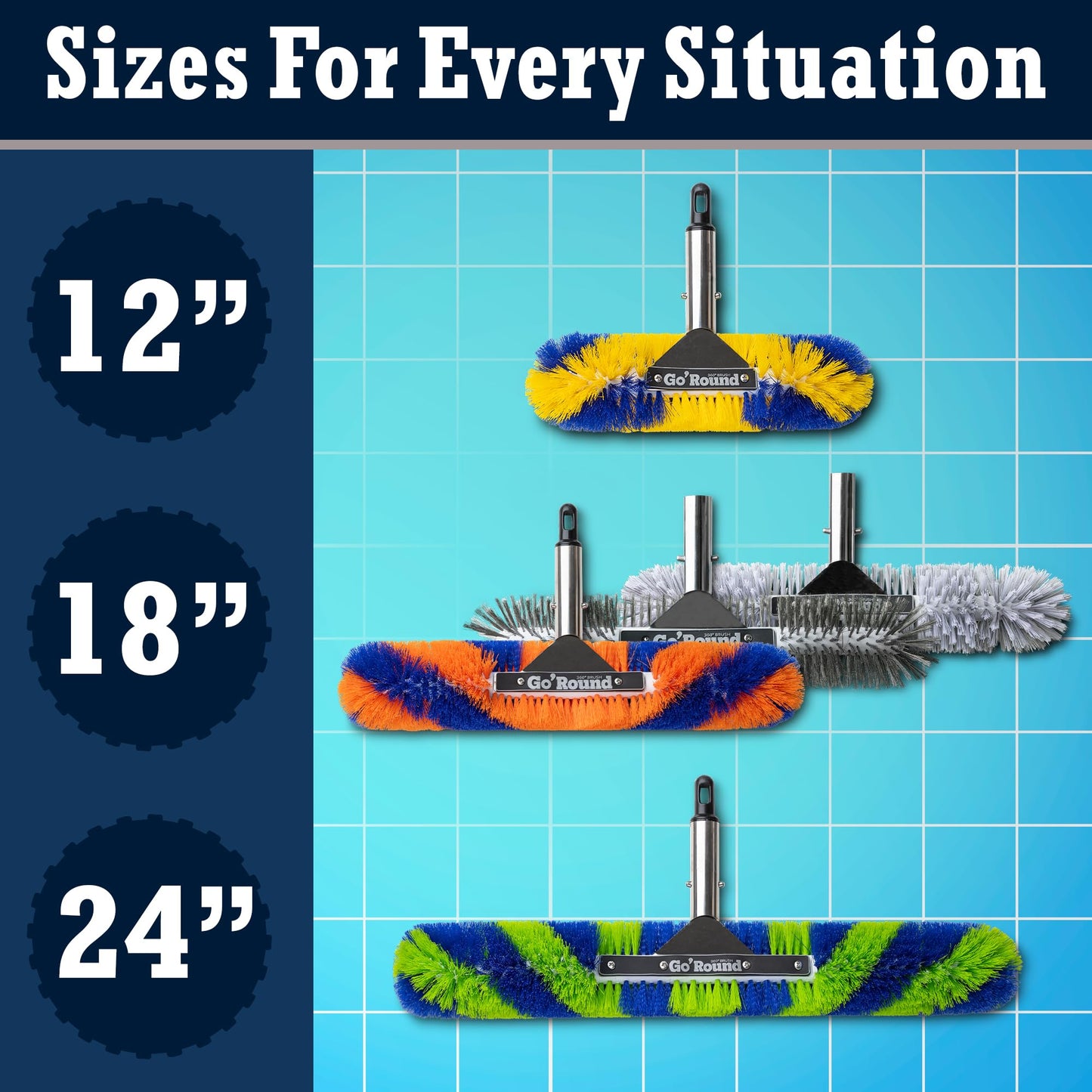 Blue Wave NA315 Brush Around 360-Degree Wall and Floor Pool Brush