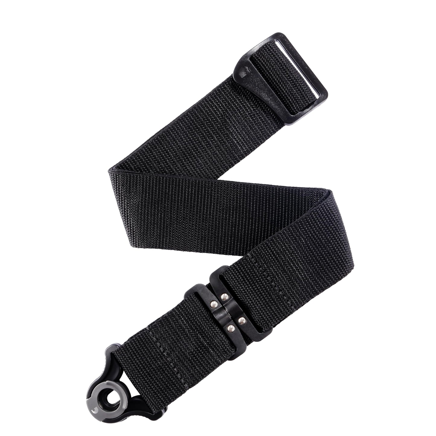 D'Addario Auto Lock Guitar Swivel Strap for Acoustic & Electric Guitars, 2" Width, Swivel Polypro, Black