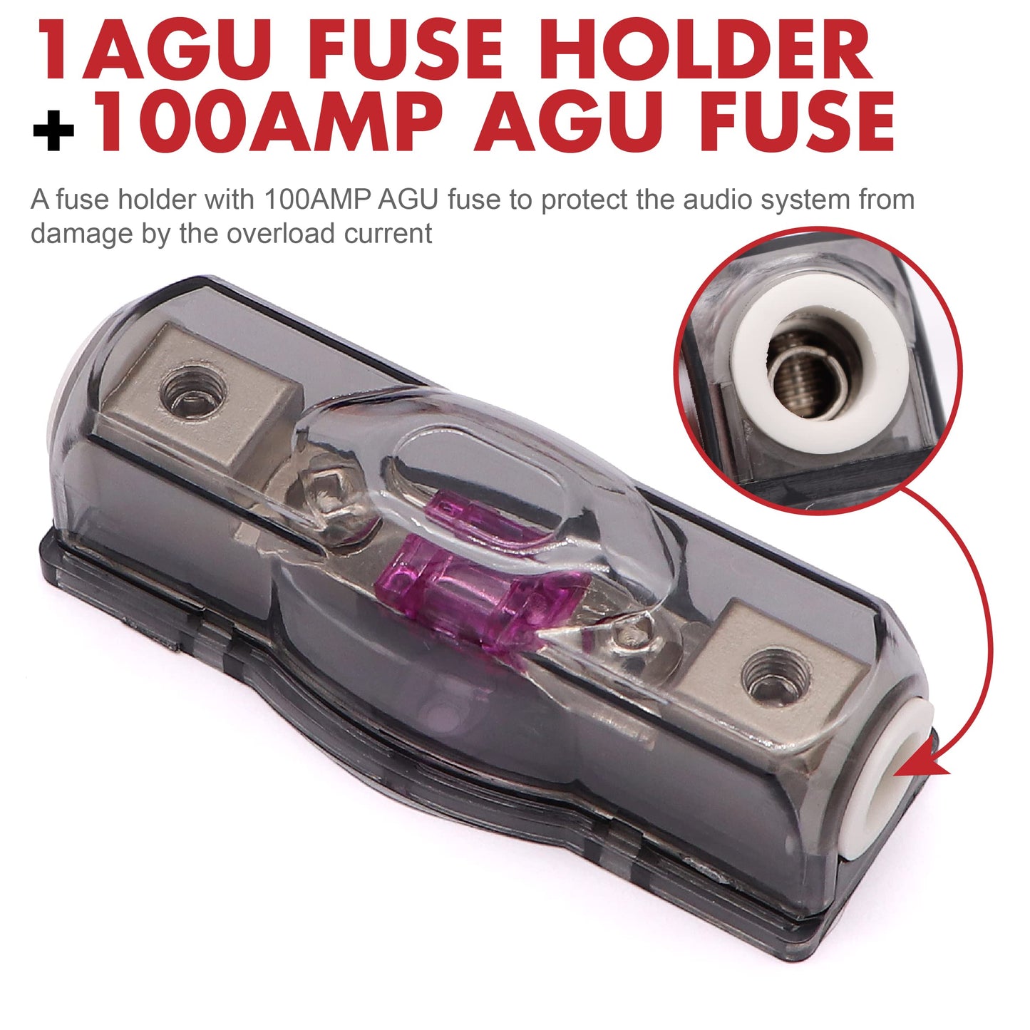 0 Gauge Car Amp Audio Wiring Kit – Welugnal 3000W Car Amplifier subwoofer Wiring Install kit for Your Radio, Subwoofers and Speakers Amp Power Wire，0 Gauge Wire OD：0.33"