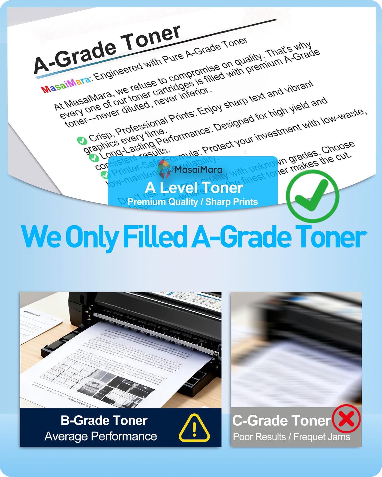 MasaiMara Compatible Black S2830 (Ggctw) High Yield Laser Toner Cartridge Replacement for Dell (8500 Page Yield) S2830 S2830dn 2830 dn 2830dn Smart Series Ink Printers